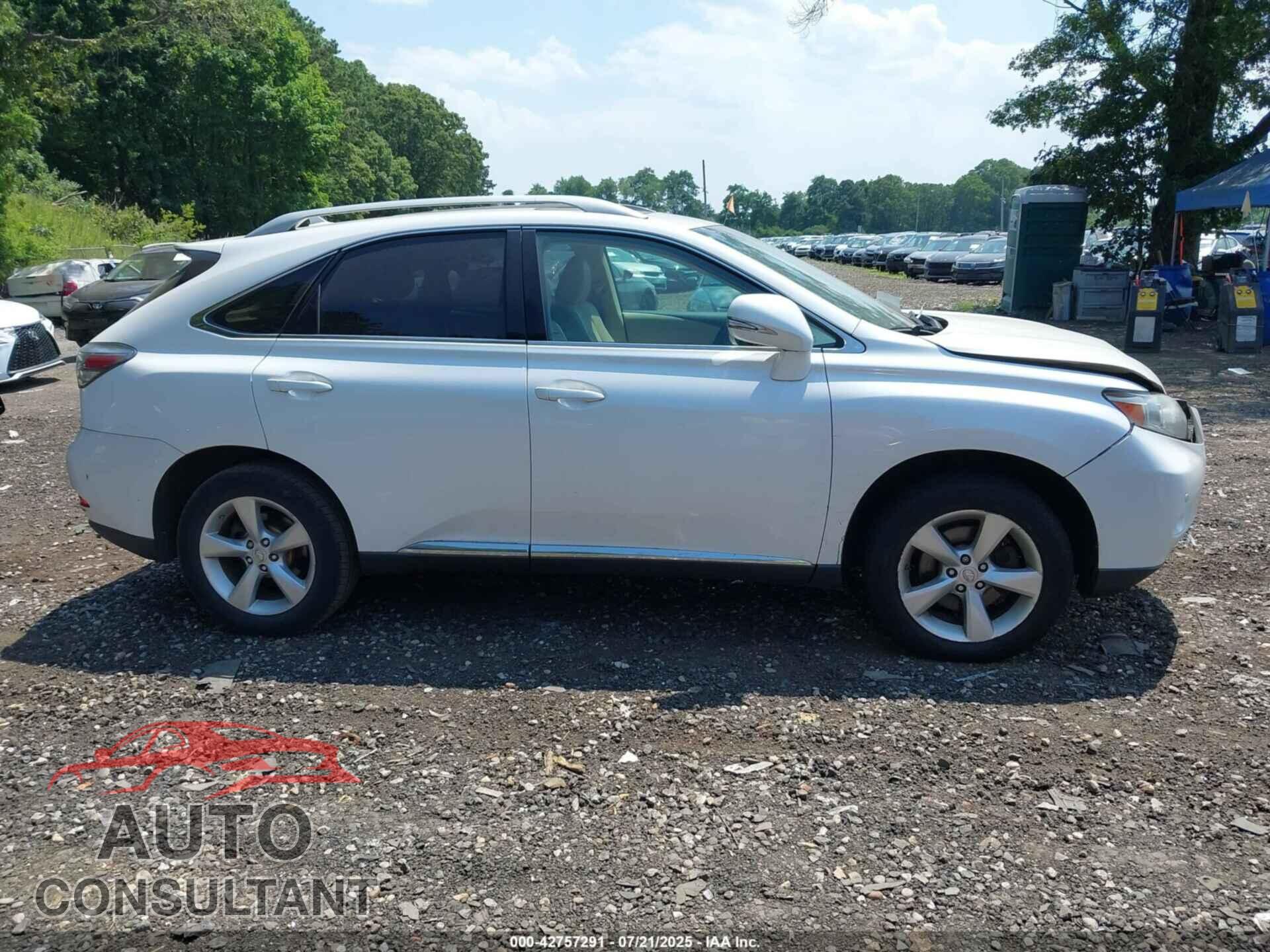 LEXUS RX 350 2011 - 2T2BK1BA2BC113810
