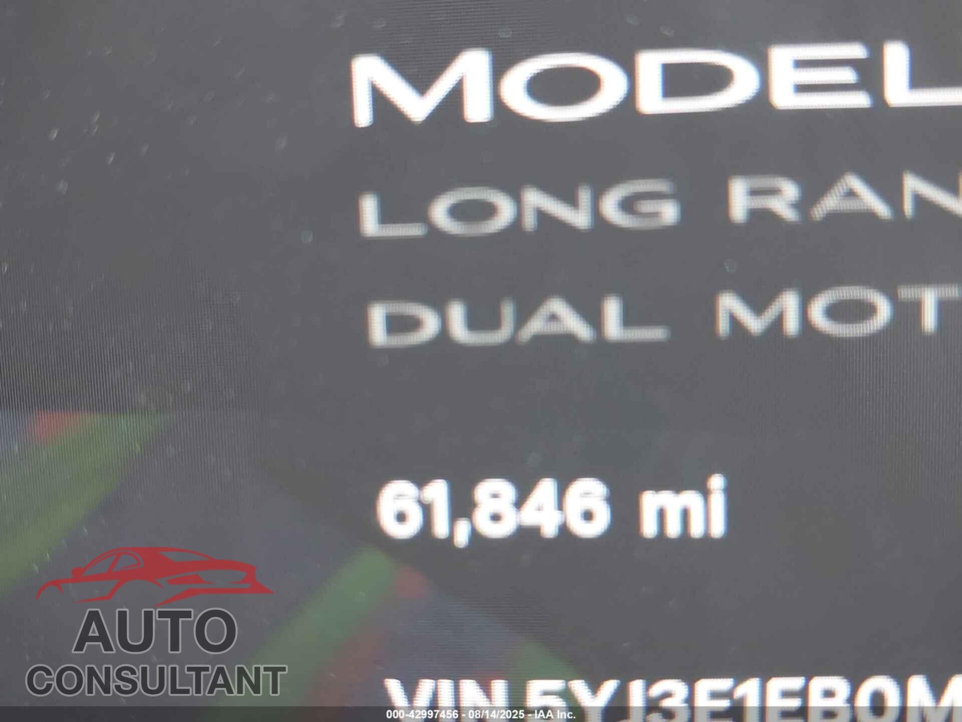 TESLA MODEL 3 2021 - 5YJ3E1EB0MF978973