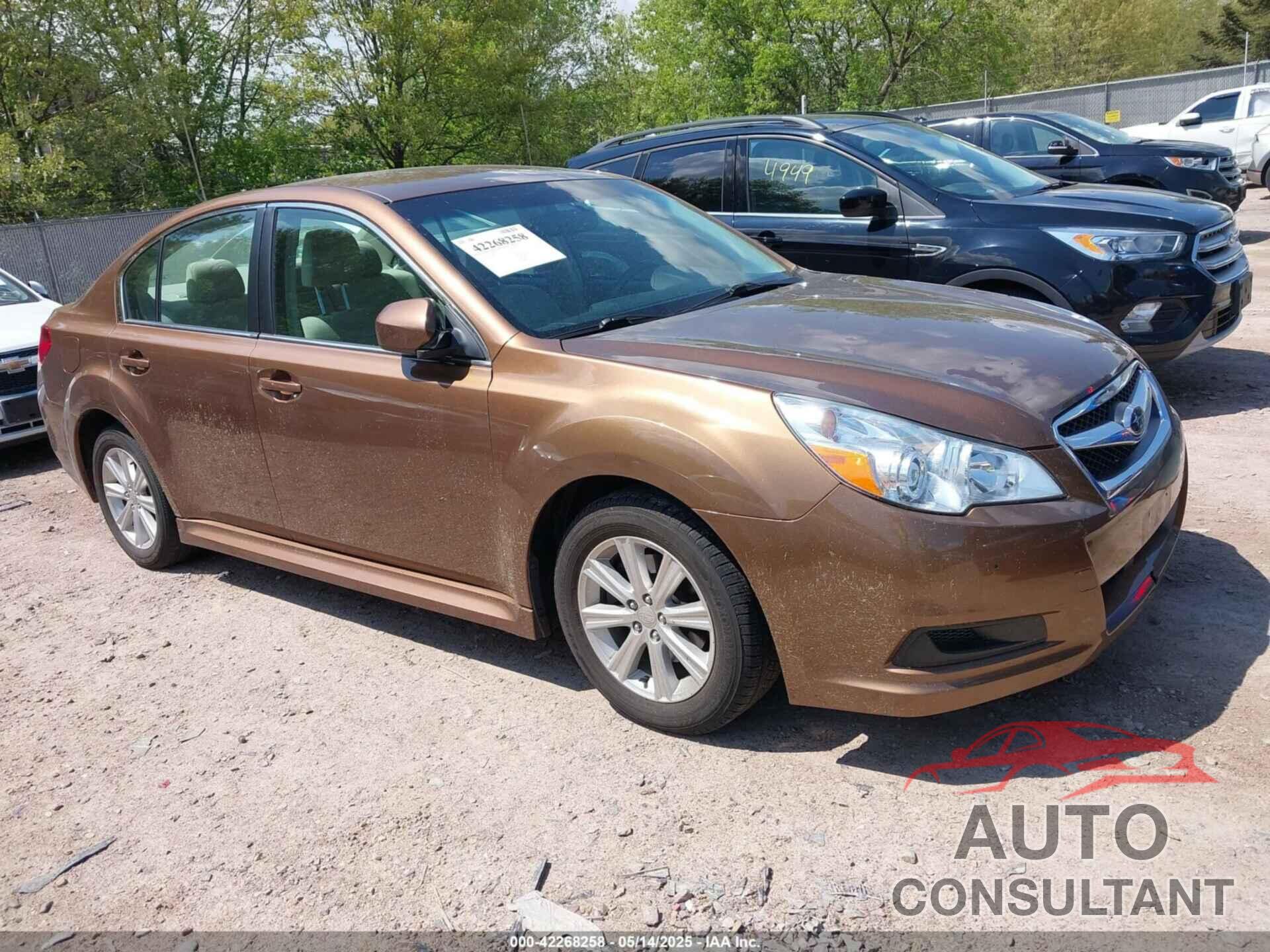 SUBARU LEGACY 2011 - 4S3BMCC68B3232975