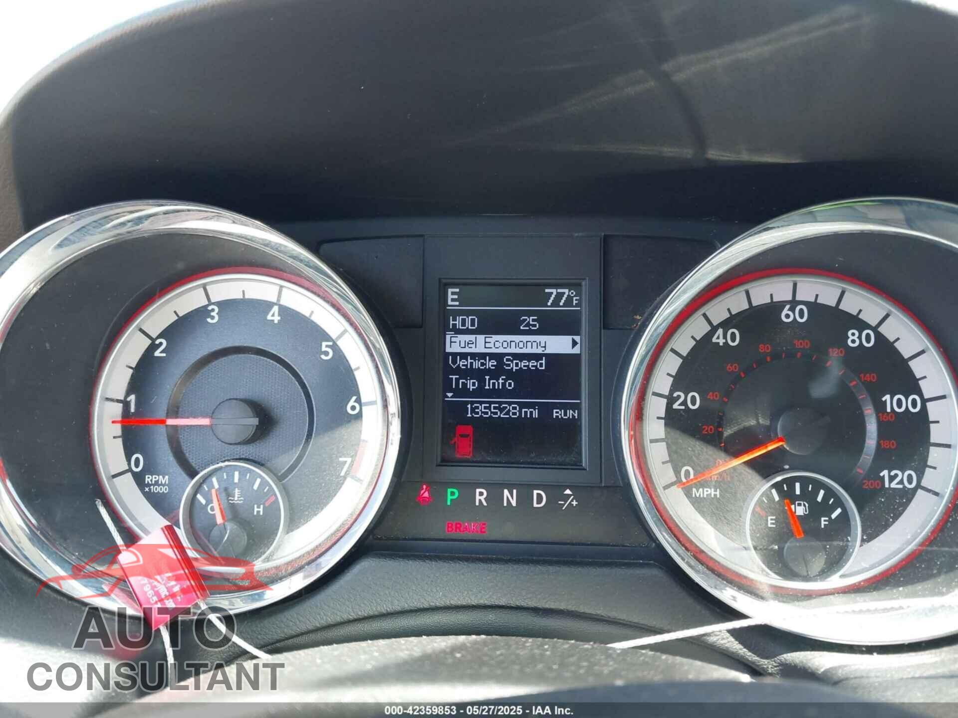 DODGE GRAND CARAVAN 2011 - 2D4RN5DG6BR608288