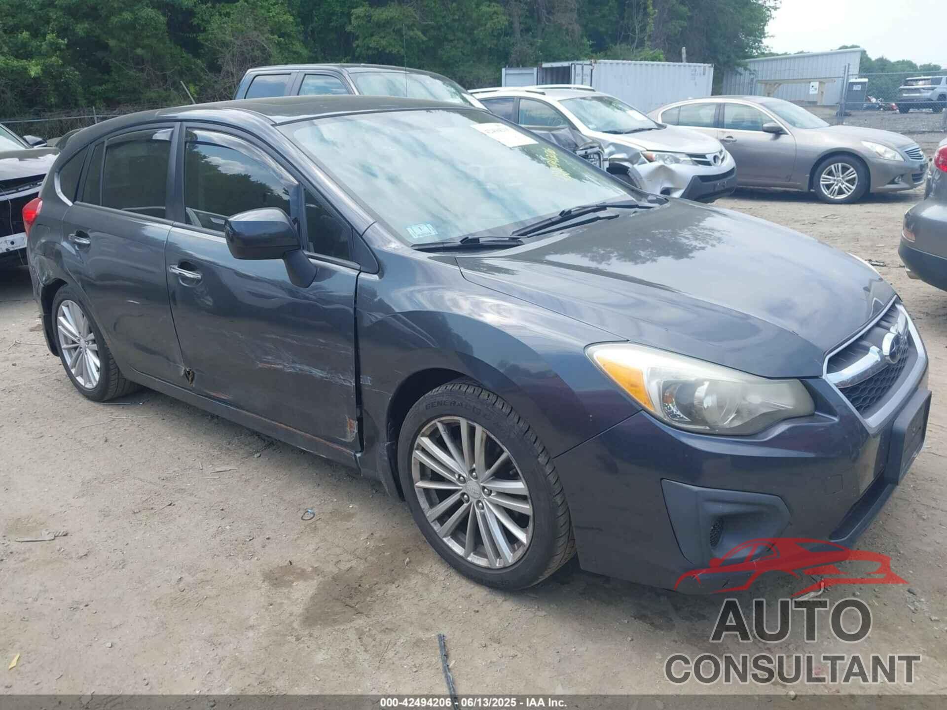 SUBARU IMPREZA 2012 - JF1GPAH67CH230736