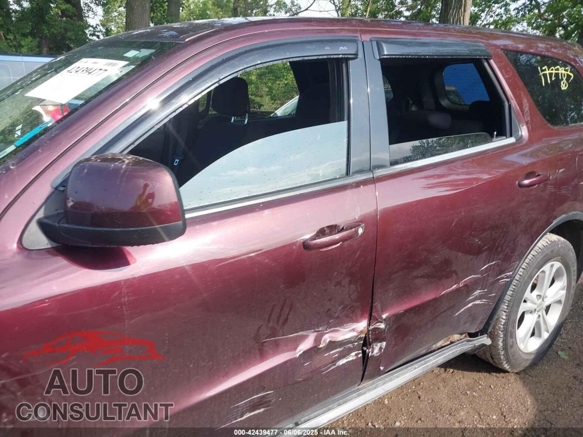 DODGE DURANGO 2012 - 1C4RDJAG5CC172783