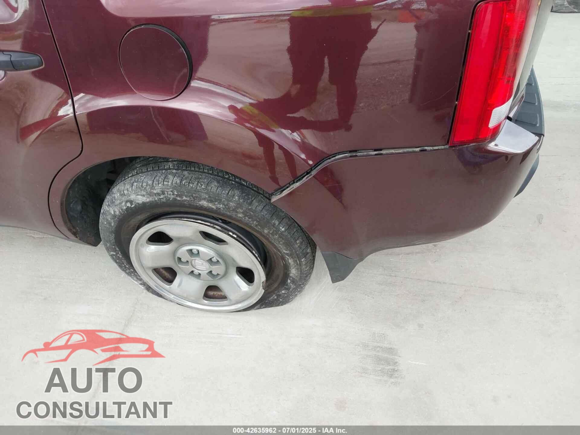HONDA PILOT 2011 - 5FNYF4H26BB018165