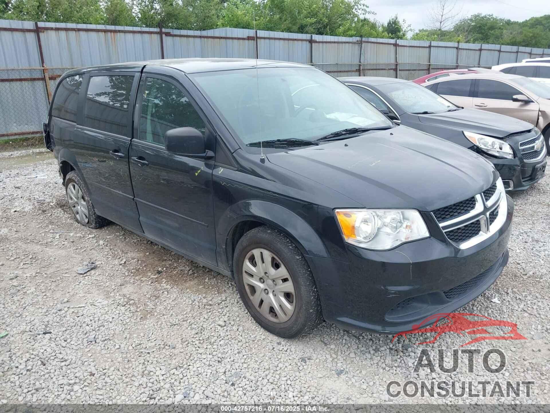 DODGE GRAND CARAVAN 2017 - 2C4RDGBGXHR611797