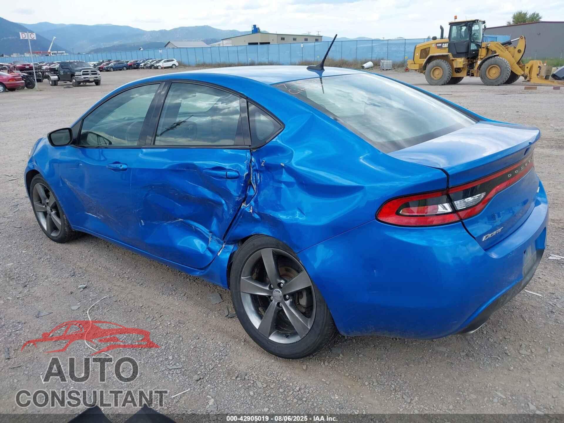 DODGE DART 2015 - 1C3CDFEB3FD252362