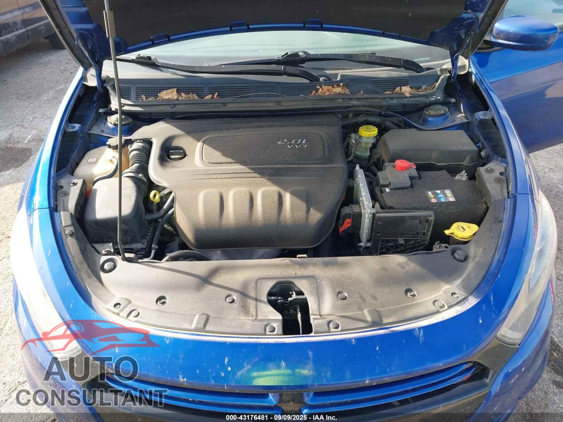 DODGE DART 2013 - 1C3CDFBA1DD181641