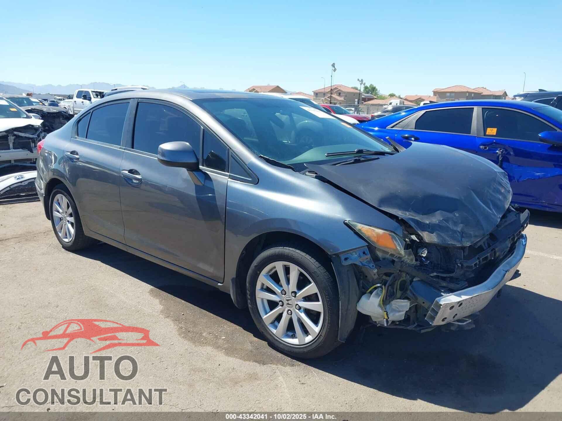HONDA CIVIC 2012 - 2HGFB2F85CH601256
