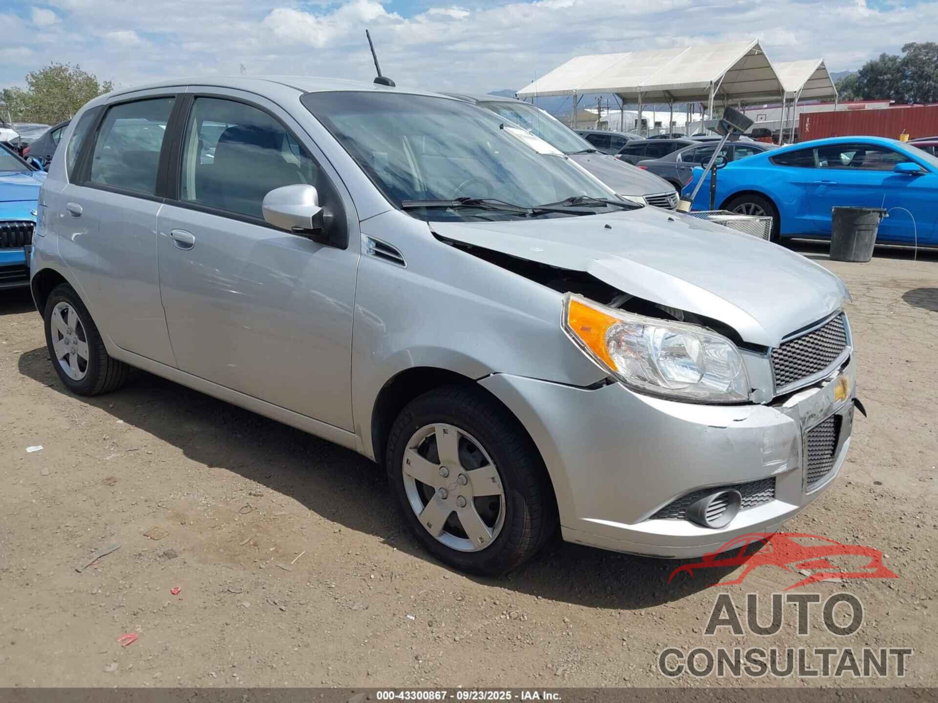 CHEVROLET AVEO 2011 - KL1TD6DE2BB189534