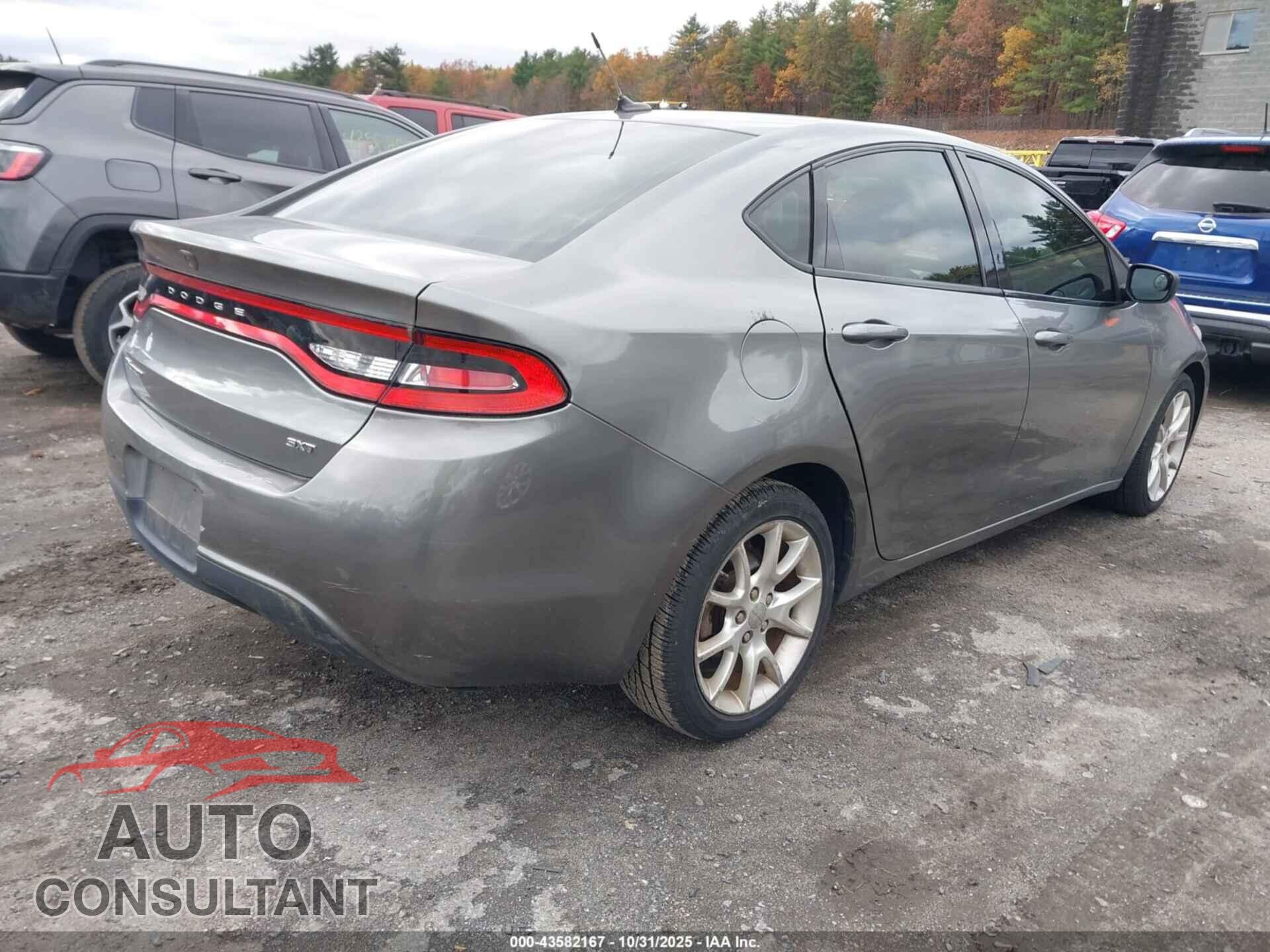 DODGE DART 2013 - 1C3CDFBA2DD336021