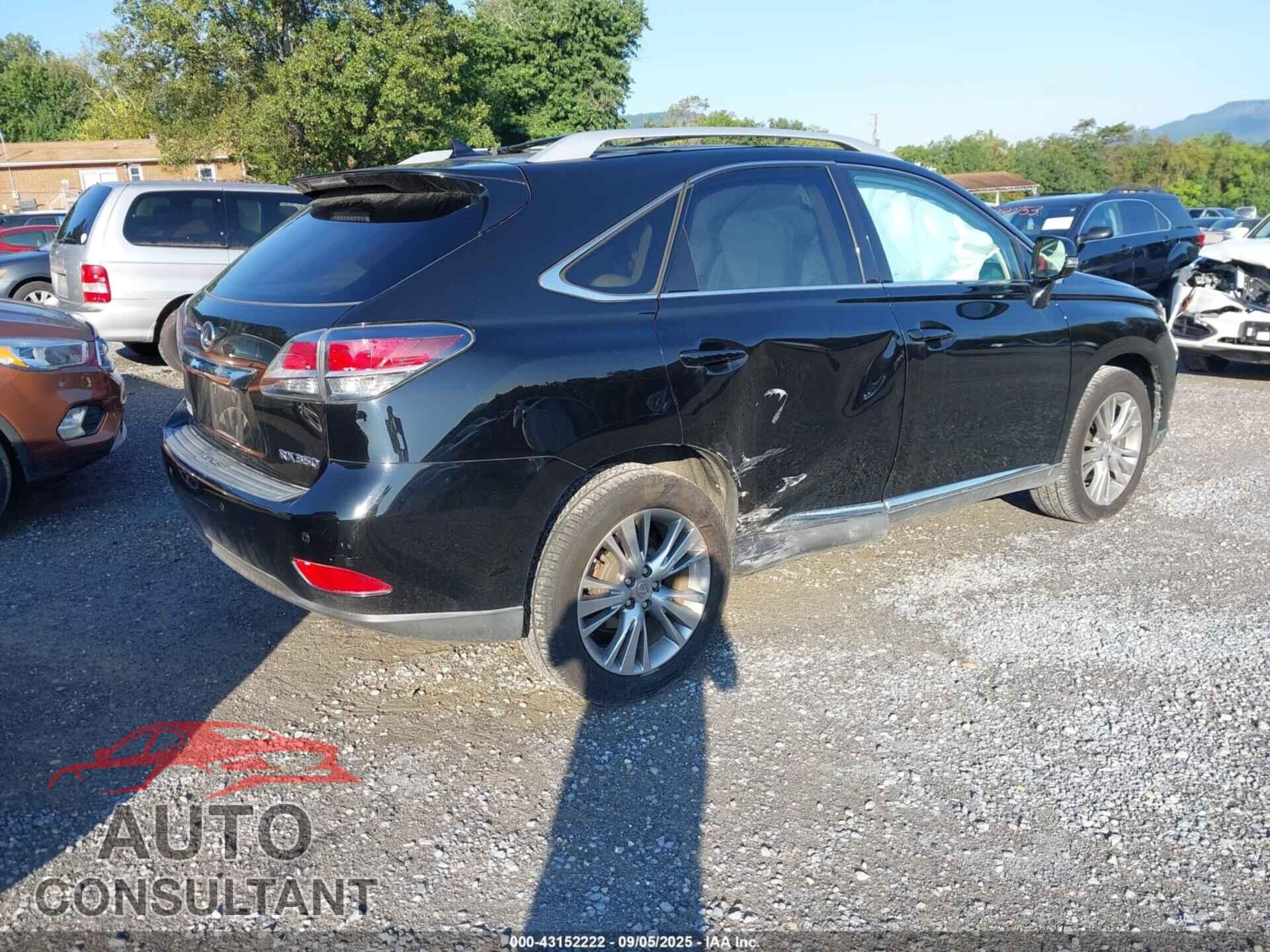LEXUS RX 350 2013 - 2T2BK1BA3DC176238
