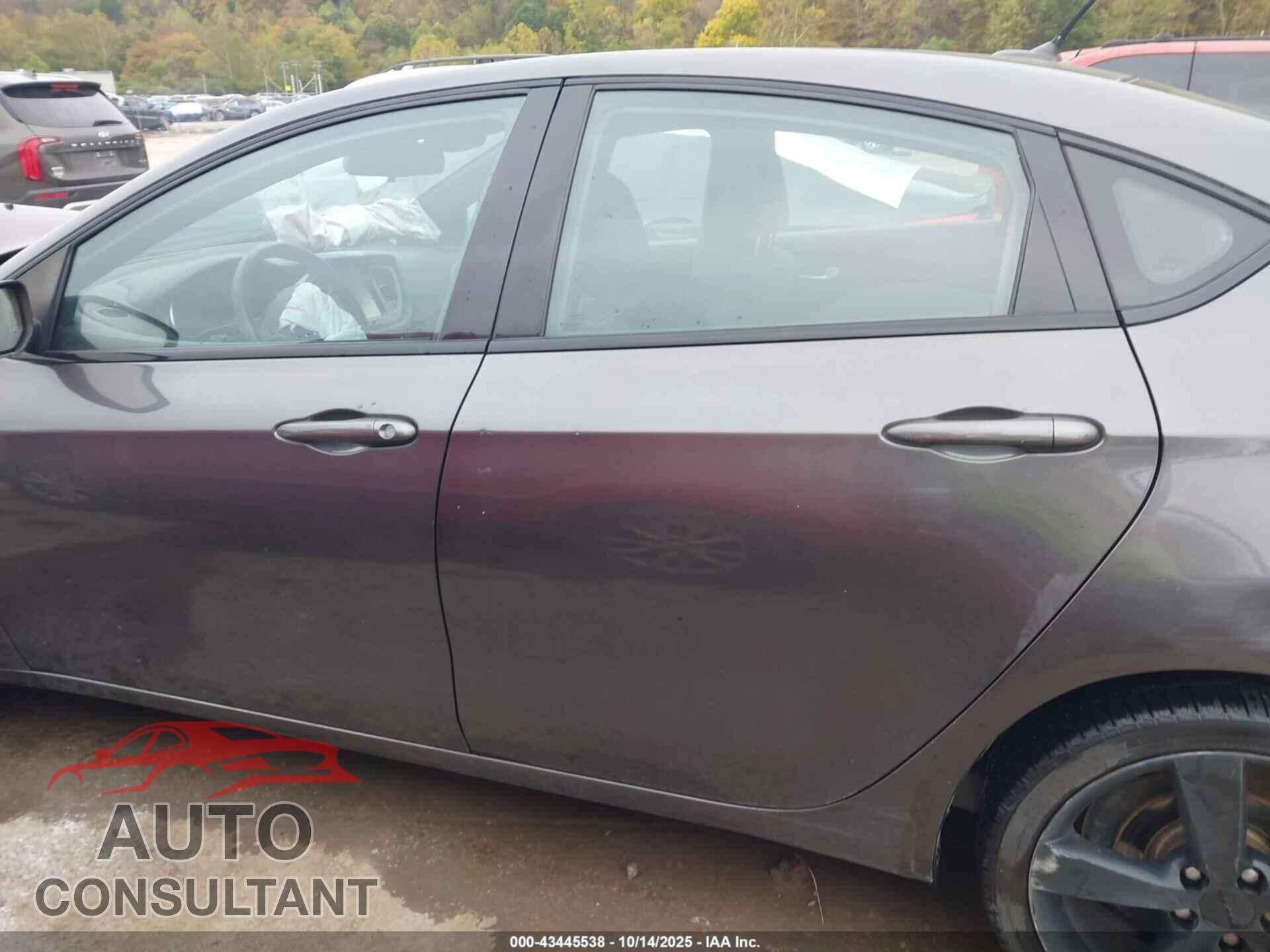 DODGE DART 2015 - 1C3CDFBB9FD187361