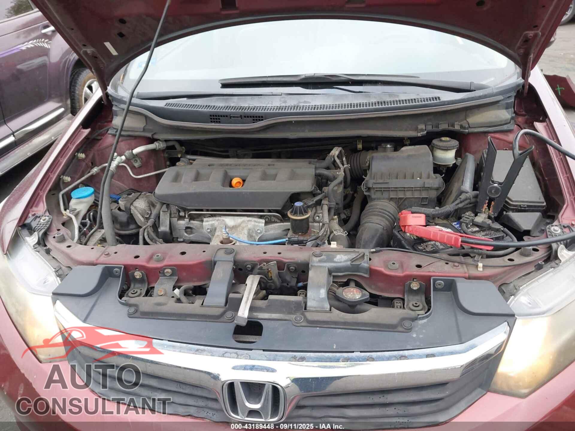 HONDA CIVIC 2012 - JHMFB2F51CS006027