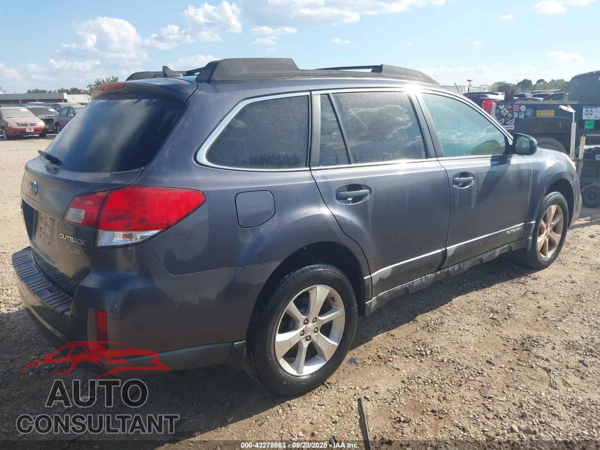 SUBARU OUTBACK 2014 - 4S4BRBLCXE3327720