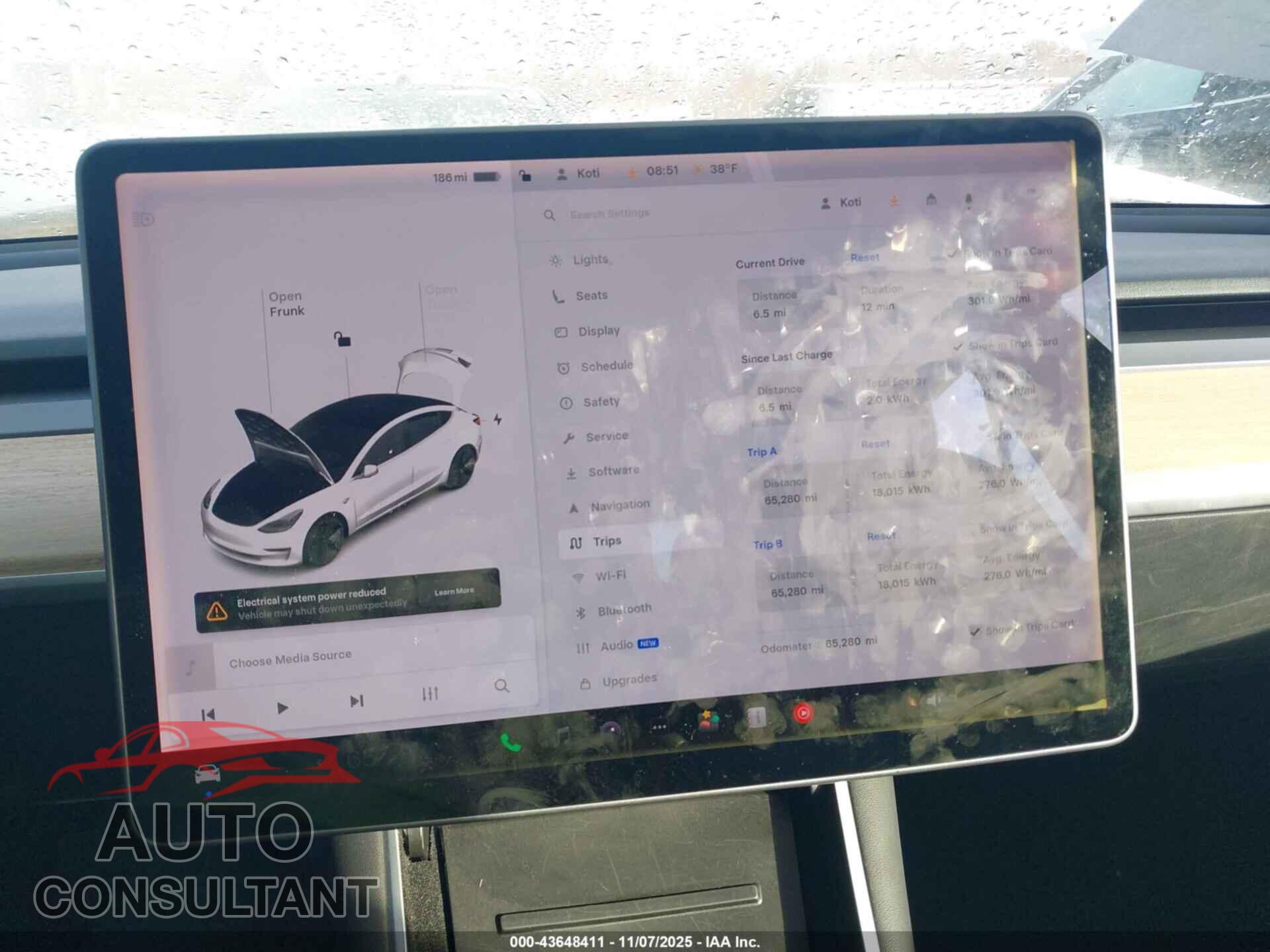 TESLA MODEL 3 2020 - 5YJ3E1EA3LF612799