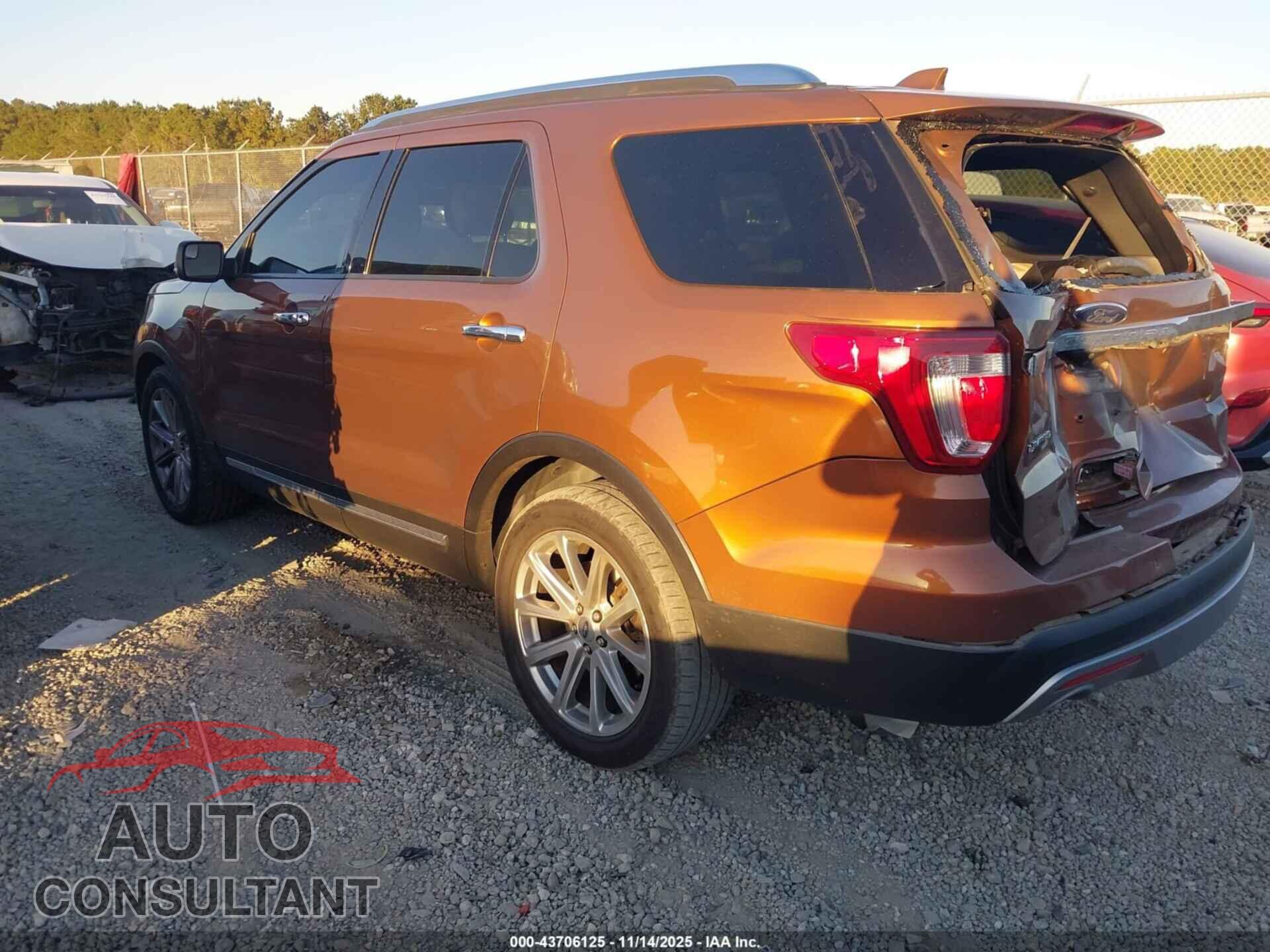 FORD EXPLORER 2017 - 1FM5K7F82HGB81932