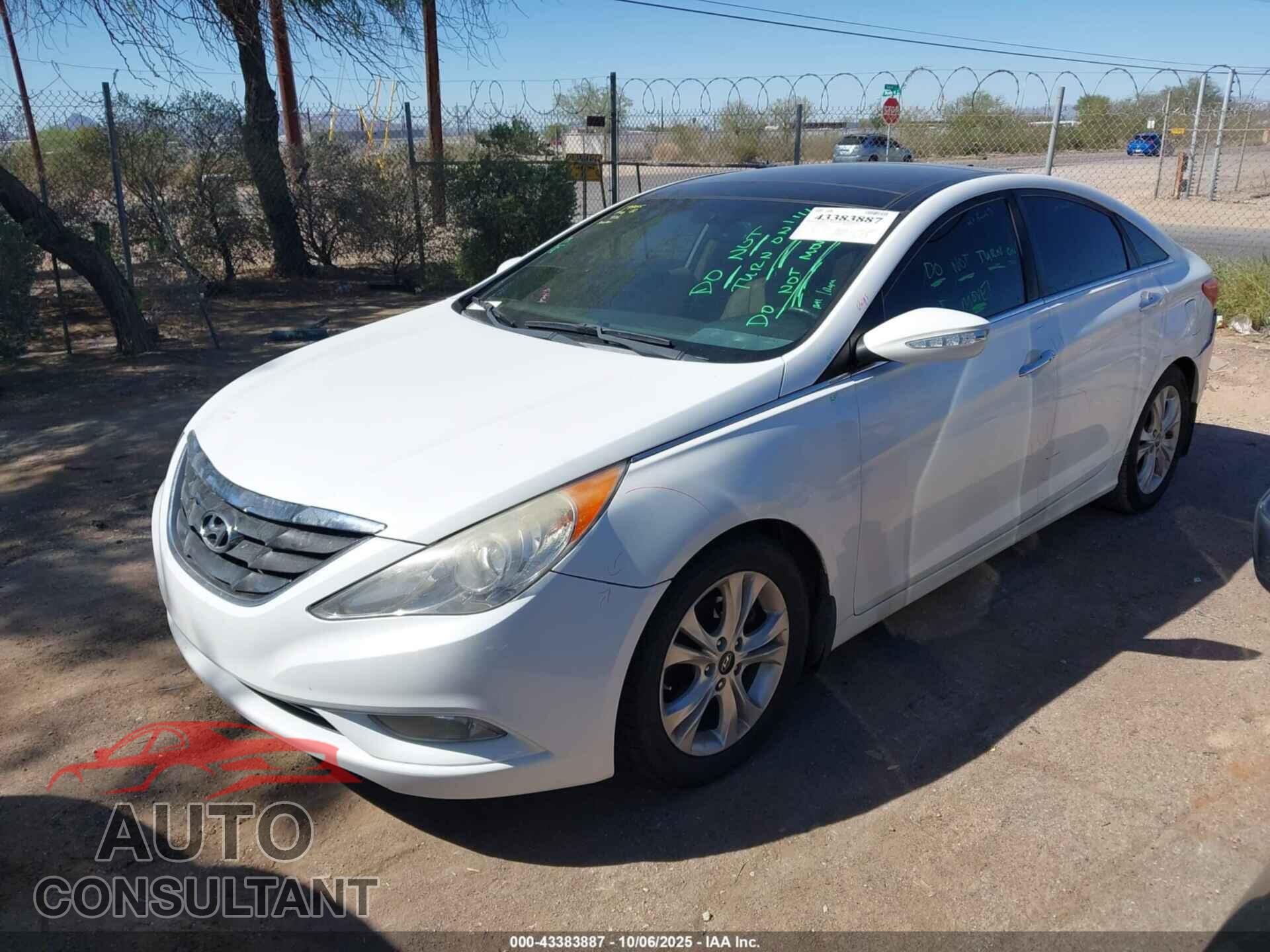 HYUNDAI SONATA 2013 - 5NPEC4AC5DH656281
