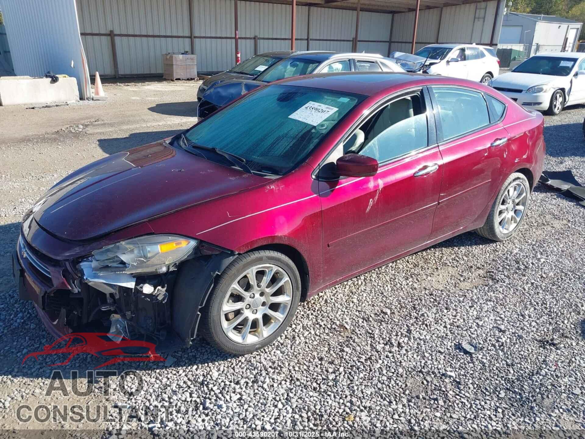 DODGE DART 2015 - 1C3CDFCB6FD242377