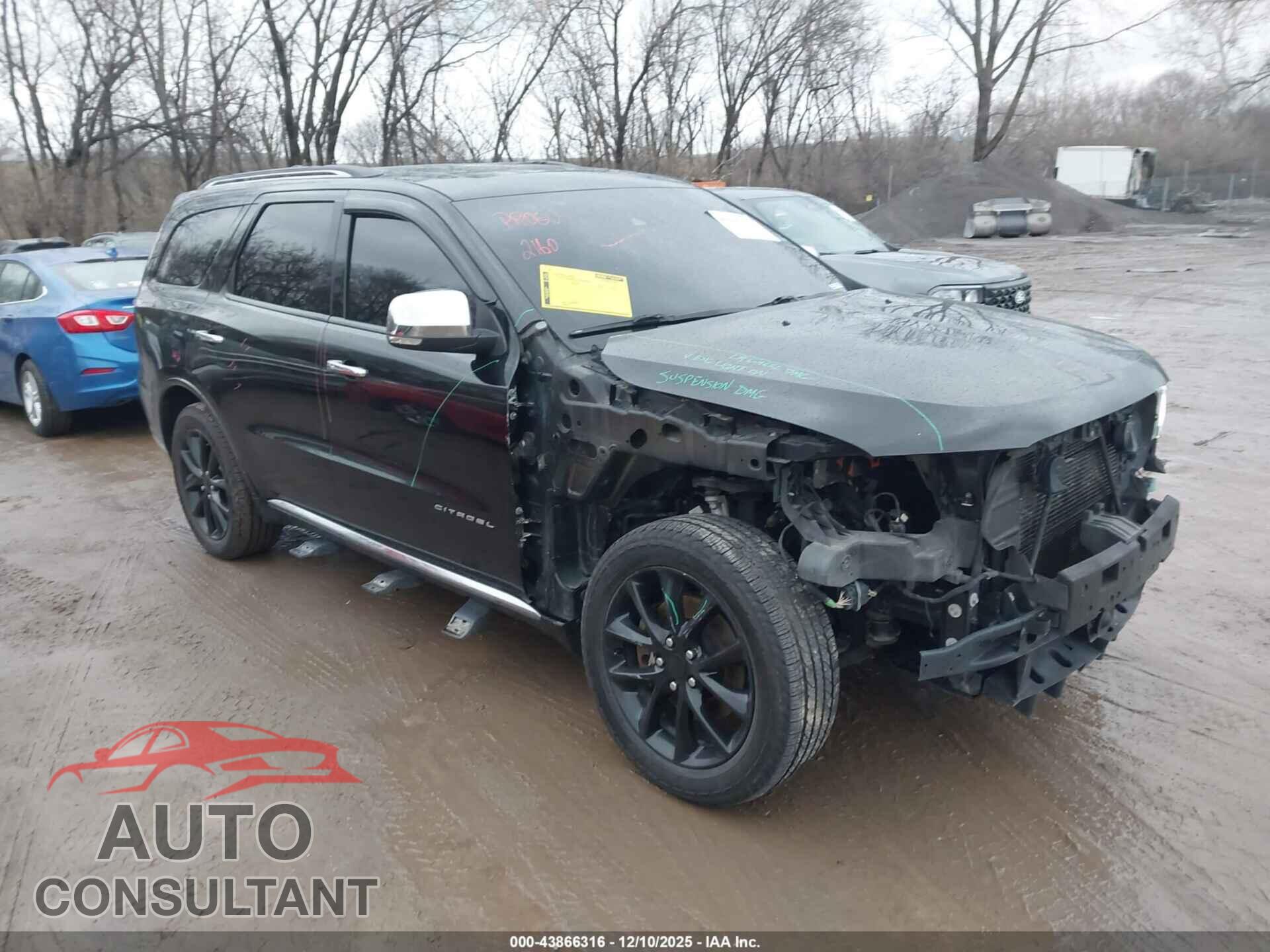 DODGE DURANGO 2017 - 1C4RDJEG6HC789255