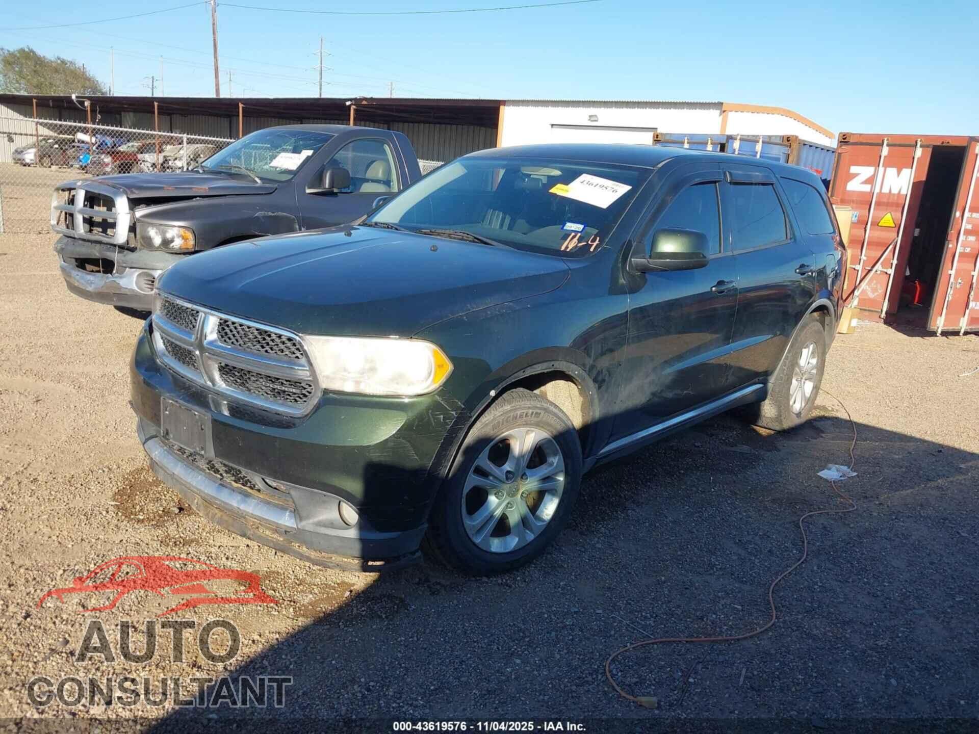 DODGE DURANGO 2011 - 1D4RE2GG8BC672383
