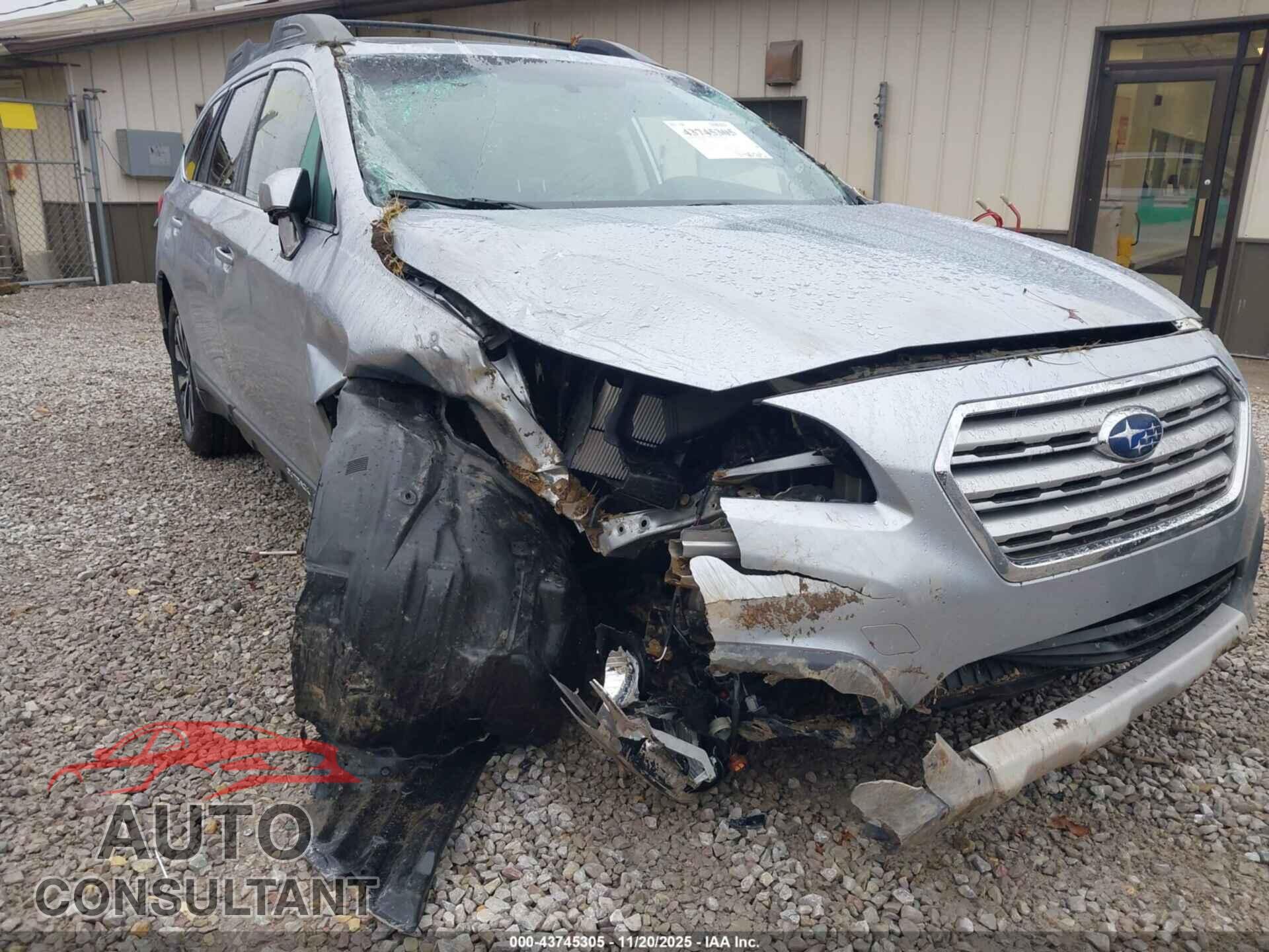 SUBARU OUTBACK 2015 - 4S4BSBLC4F3285387