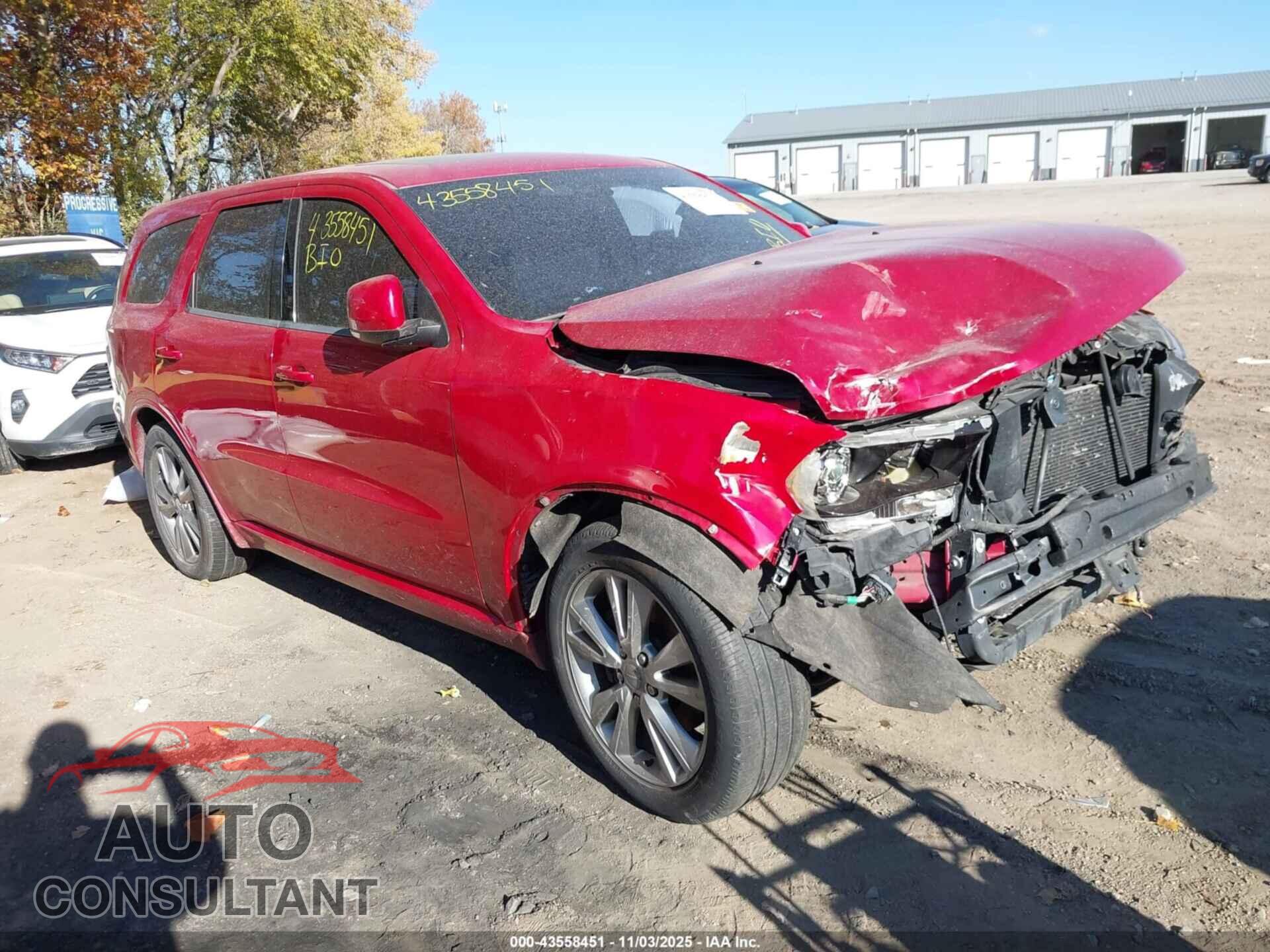 DODGE DURANGO 2012 - 1C4SDJCT5CC181558