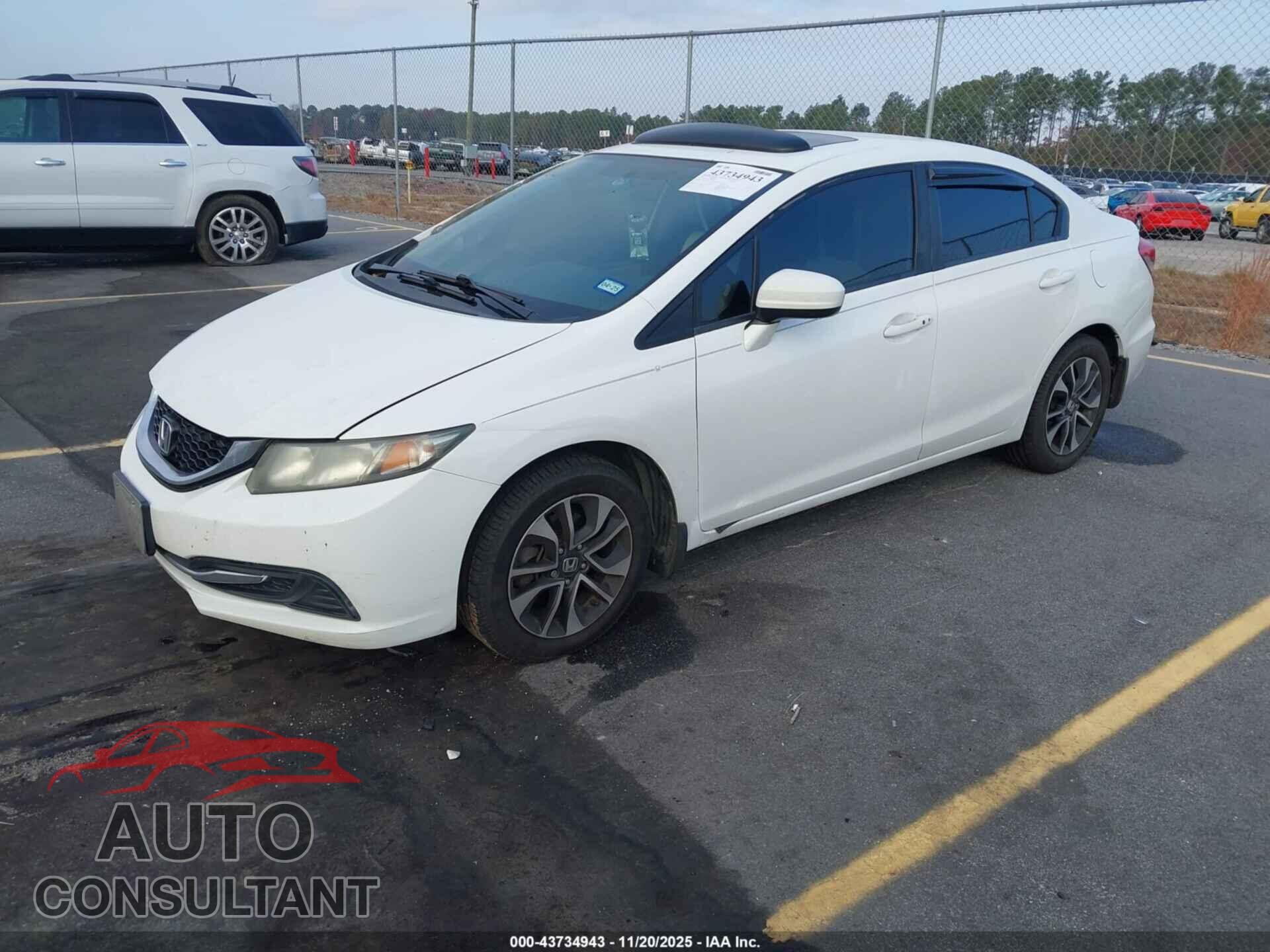 HONDA CIVIC 2014 - 19XFB2F83EE017290