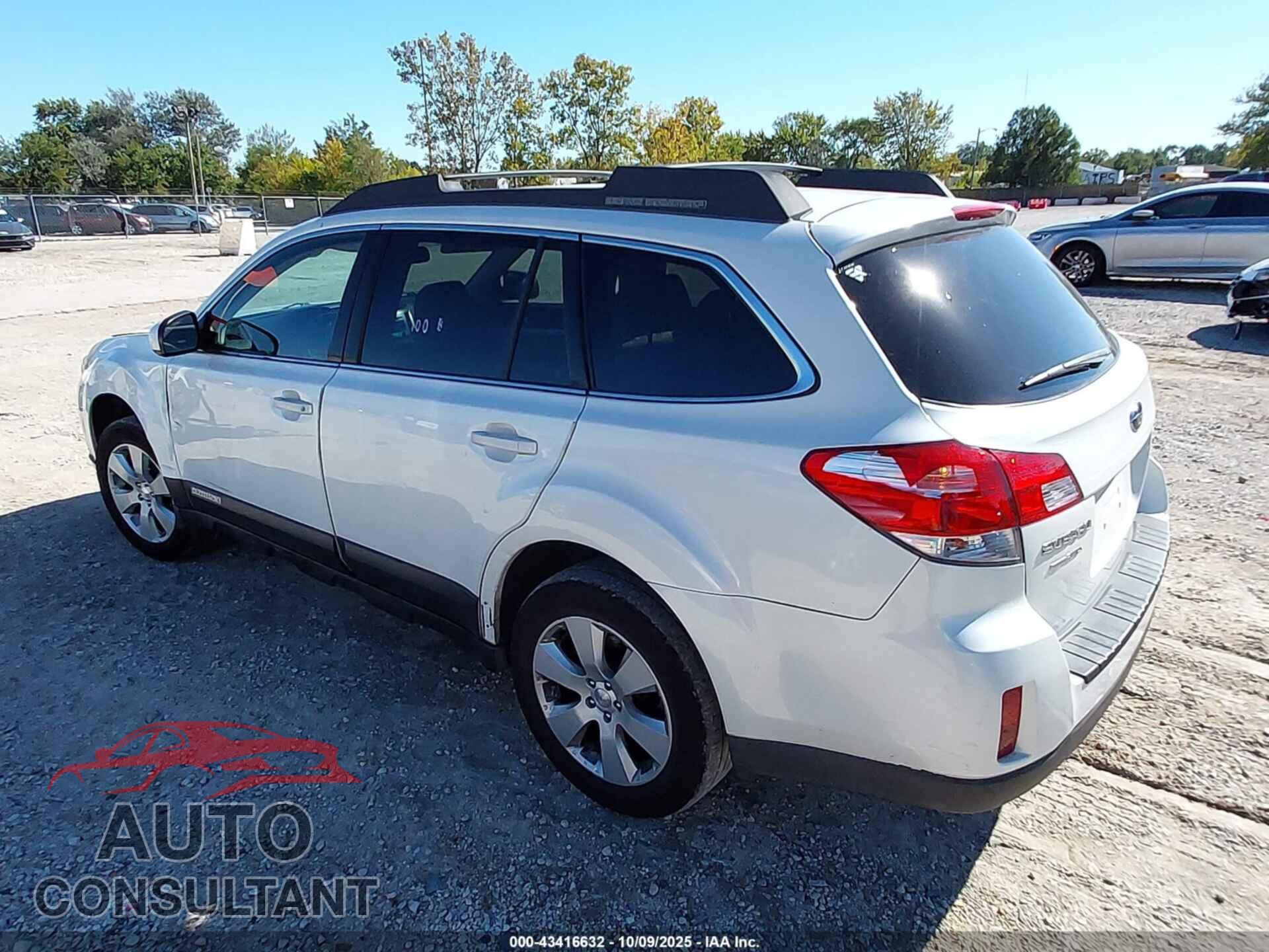 SUBARU OUTBACK 2012 - 4S4BRCCC5C3243551