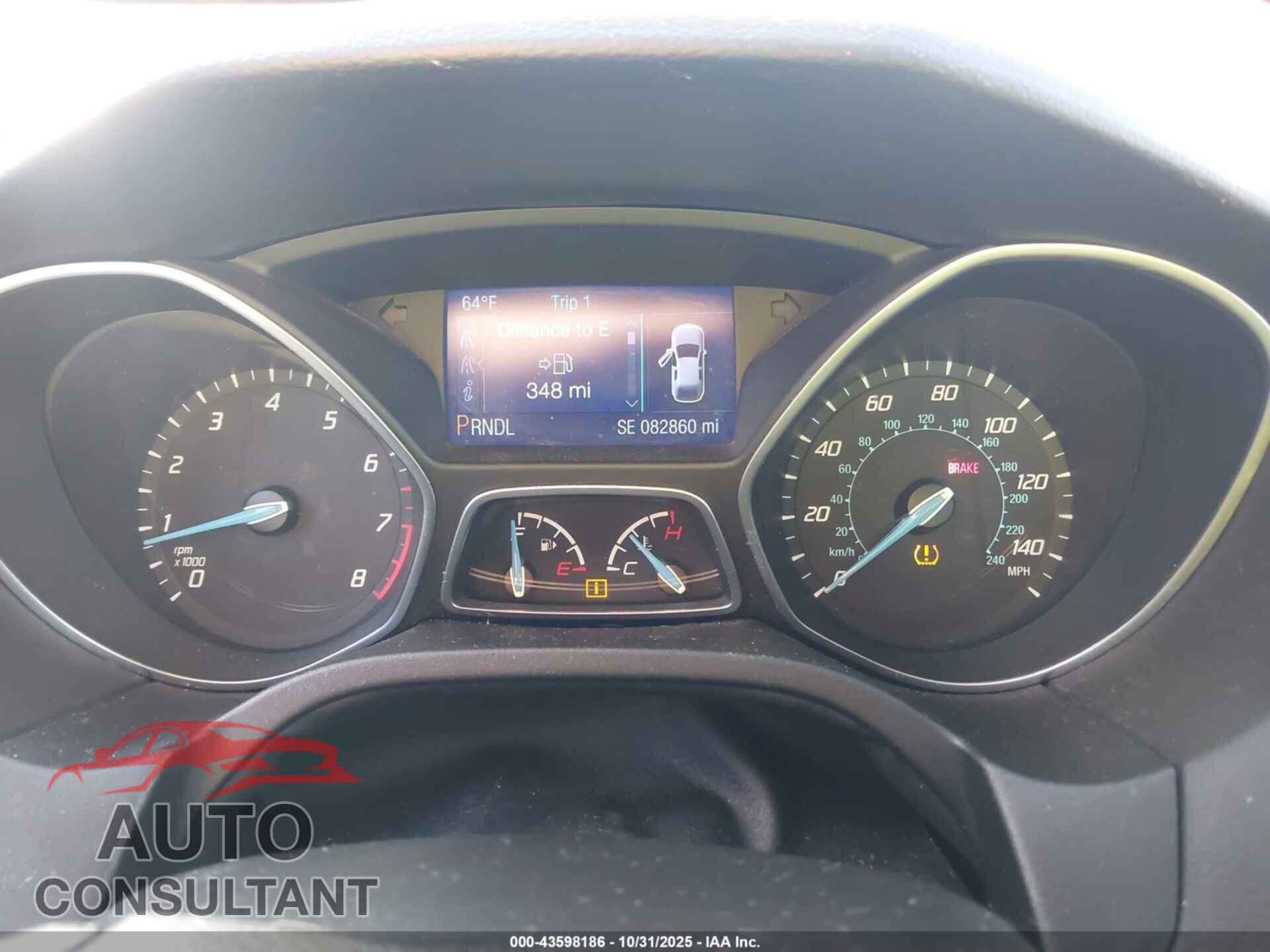 FORD FOCUS 2014 - 1FADP3F29EL425462