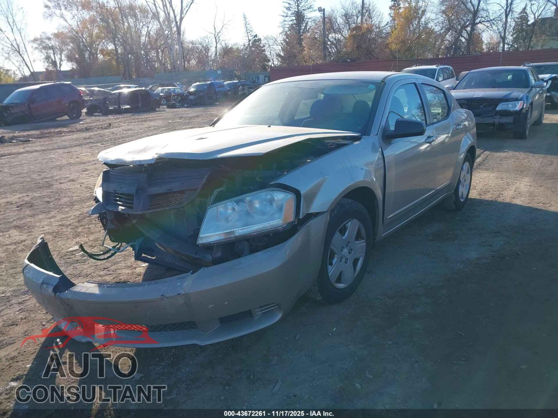 DODGE AVENGER 2009 - 1B3LC46B89N537995