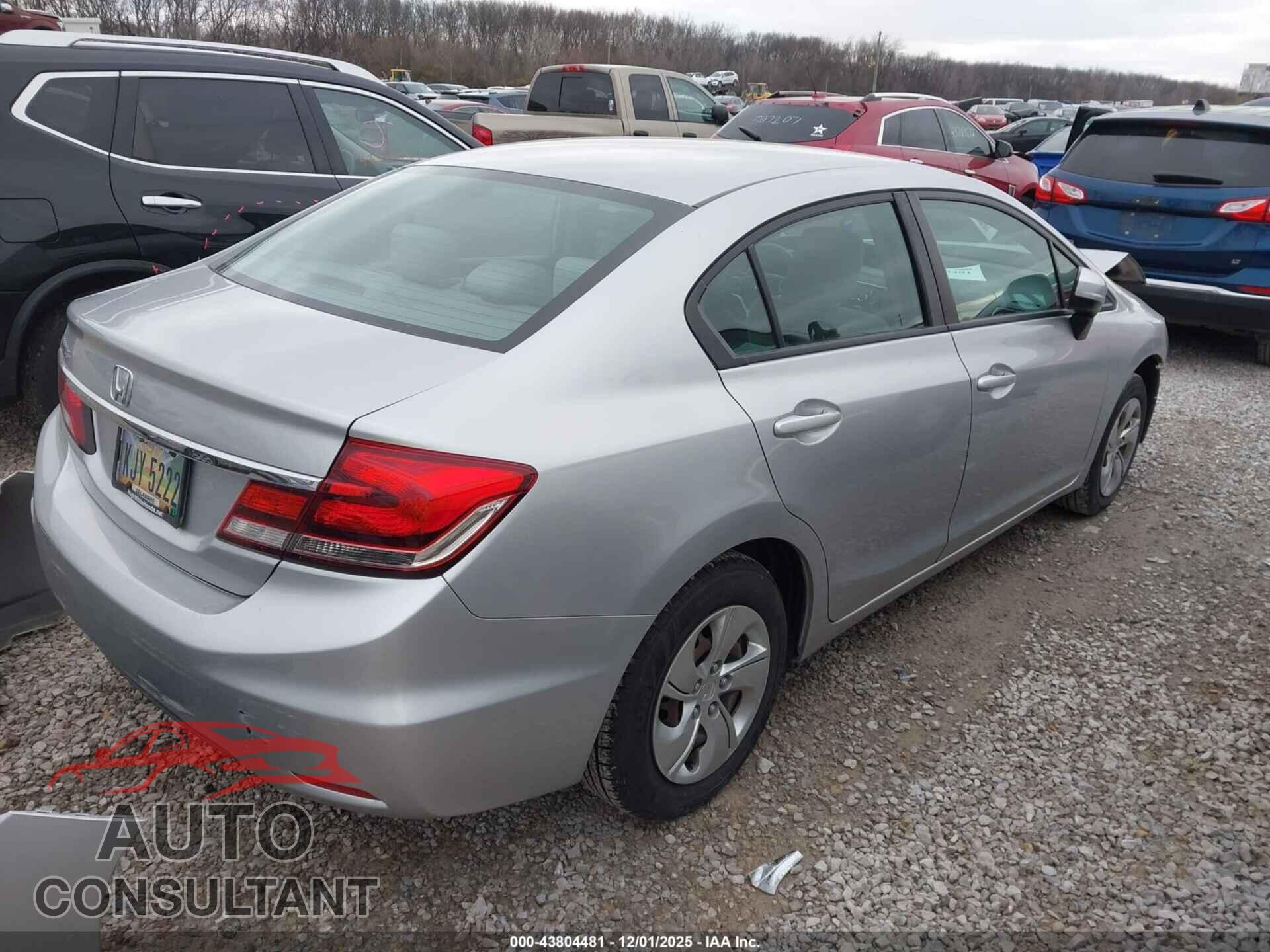 HONDA CIVIC 2014 - 19XFB2F53EE062610