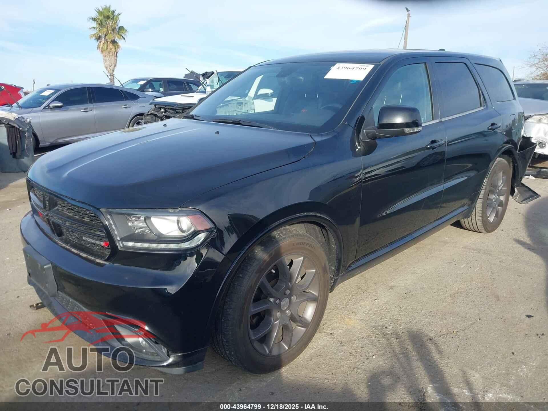 DODGE DURANGO 2017 - 1C4SDHCT4HC636478