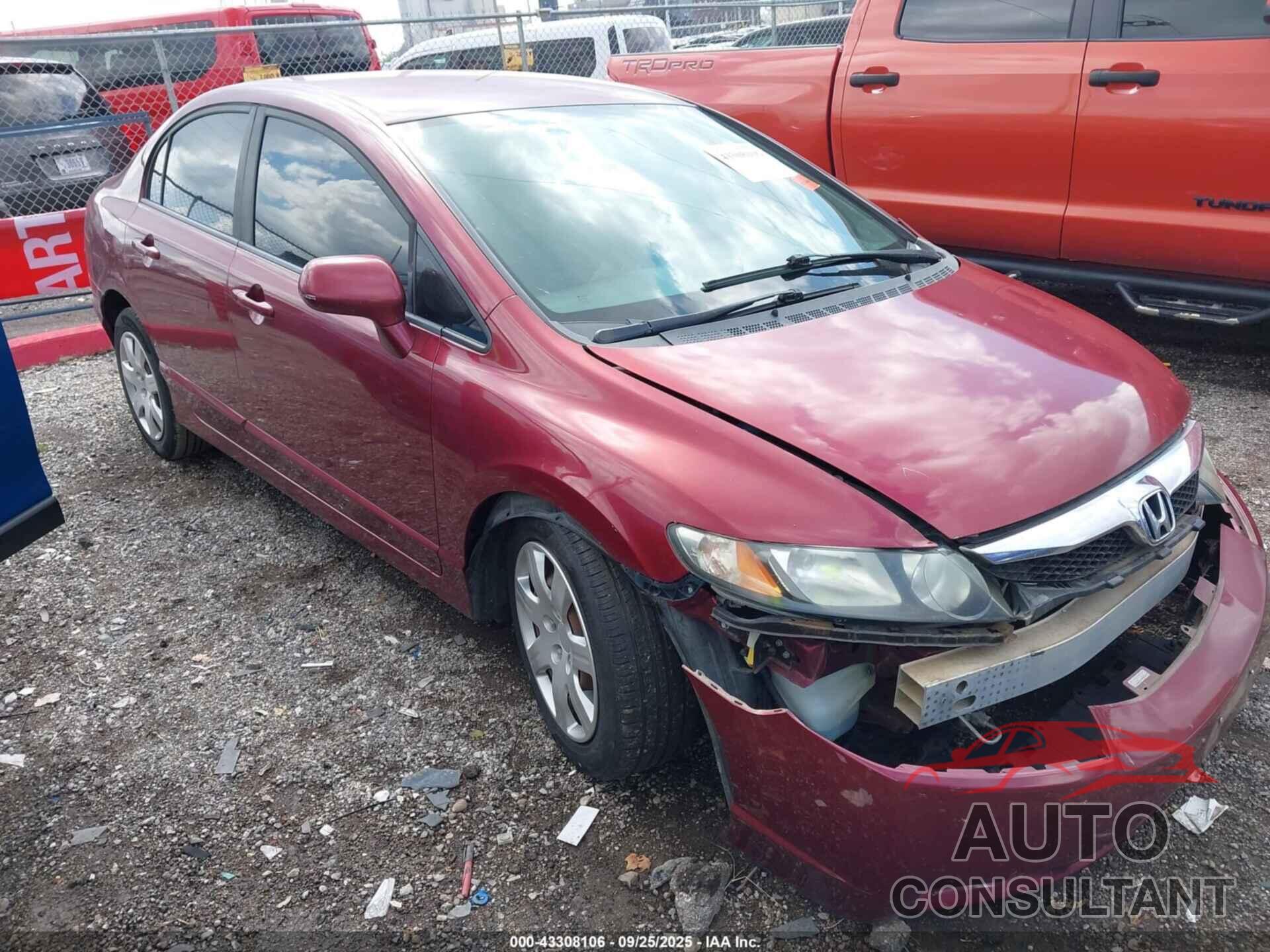 HONDA CIVIC 2010 - 19XFA1F59AE082450