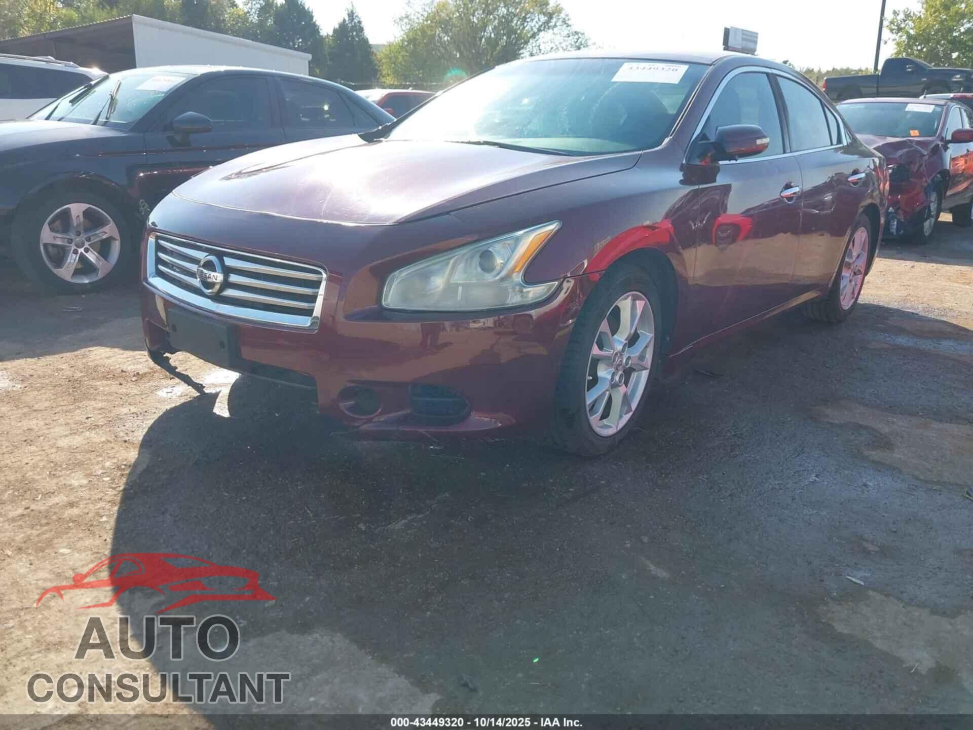 NISSAN MAXIMA 2012 - 1N4AA5APXCC849491