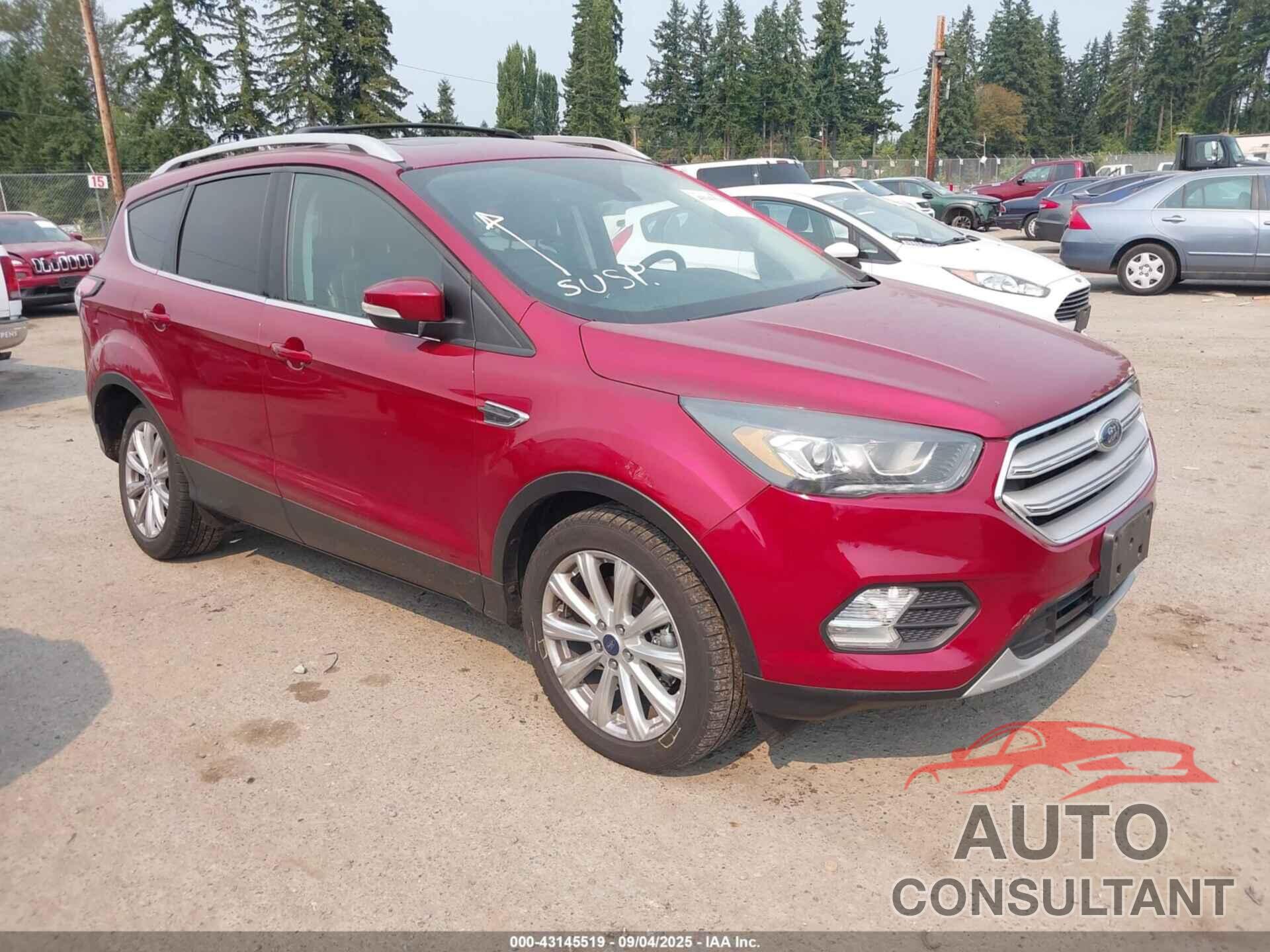 FORD ESCAPE 2017 - 1FMCU9JD9HUB53788