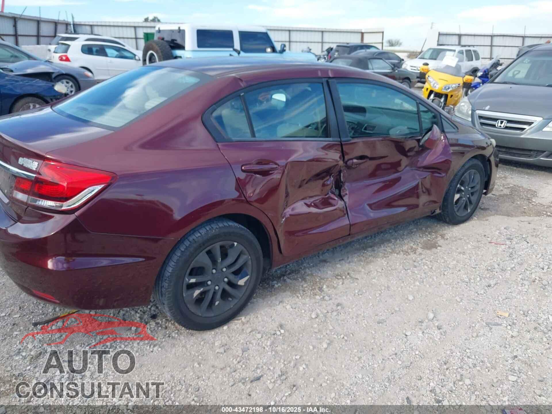 HONDA CIVIC 2013 - 19XFB2F57DE044173