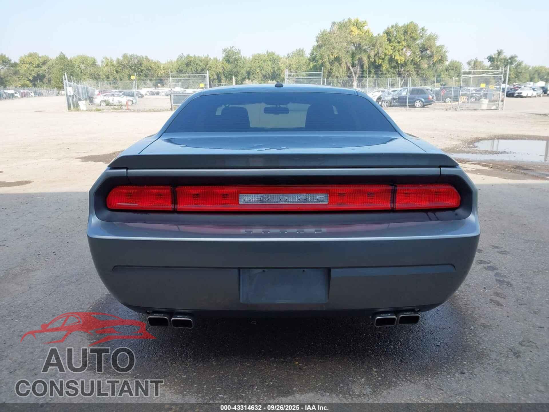 DODGE CHALLENGER 2012 - 2C3CDYBT4CH238655