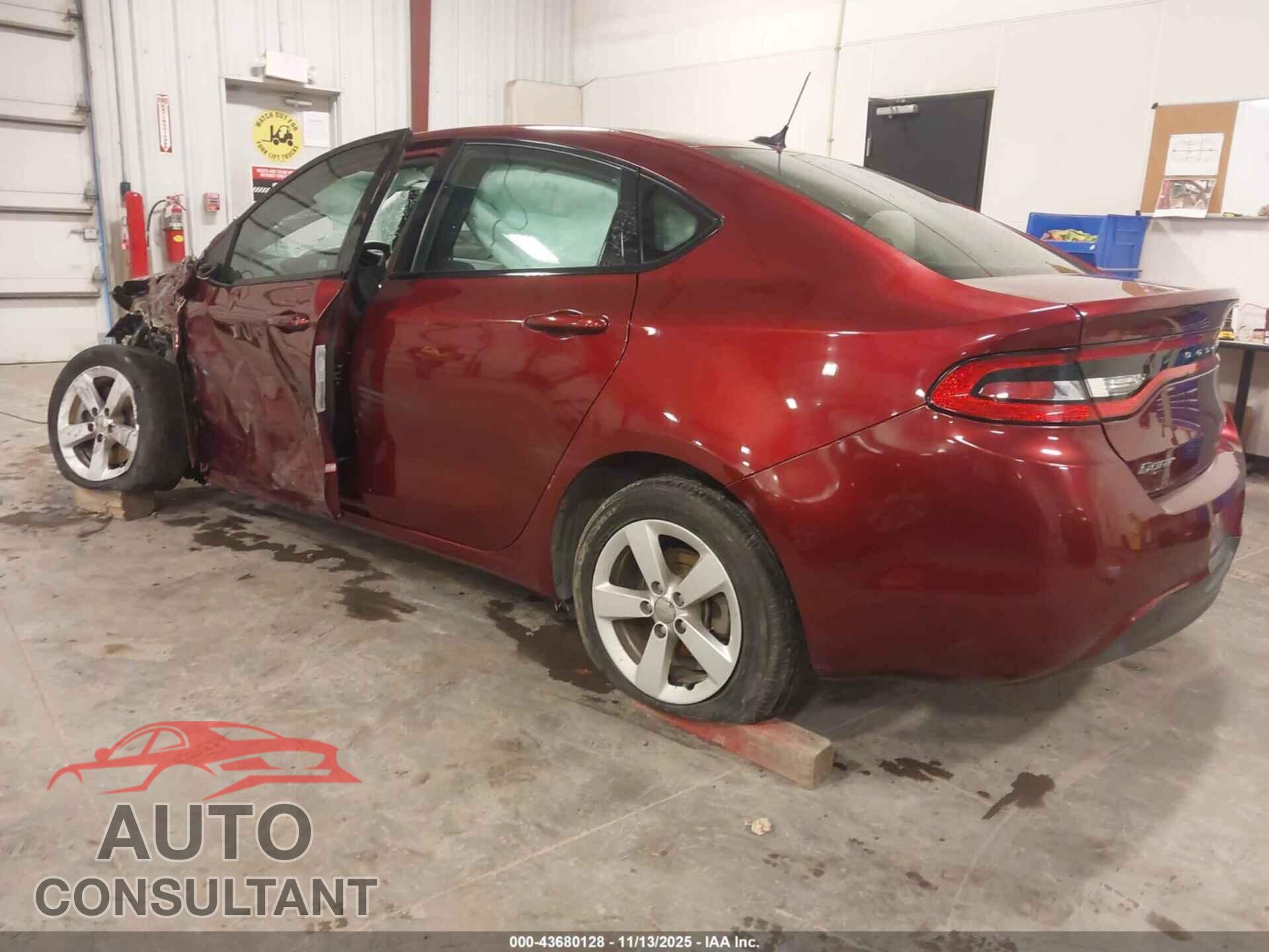 DODGE DART 2015 - 1C3CDFBB7FD344238