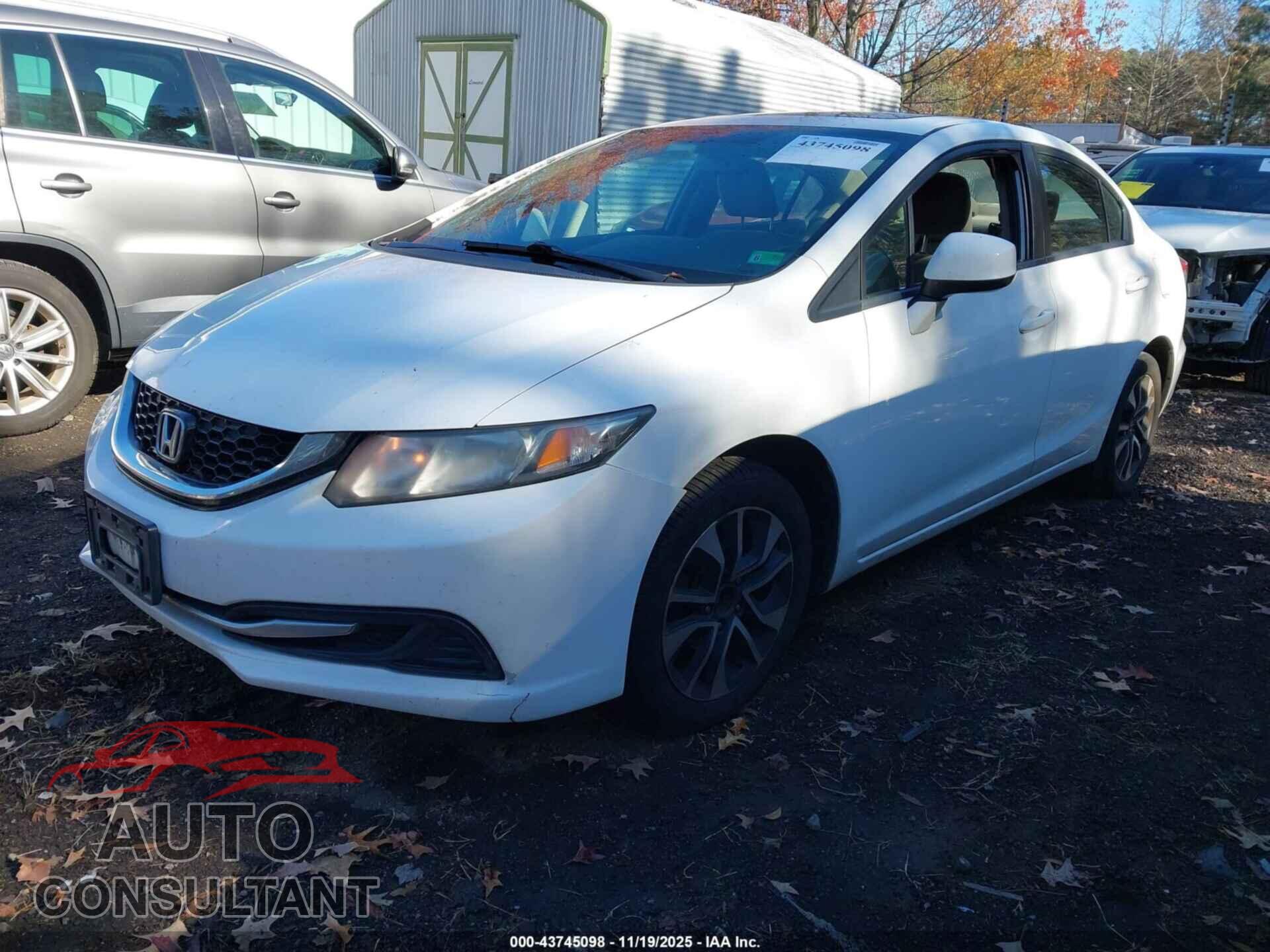 HONDA CIVIC 2013 - 19XFB2F81DE294566