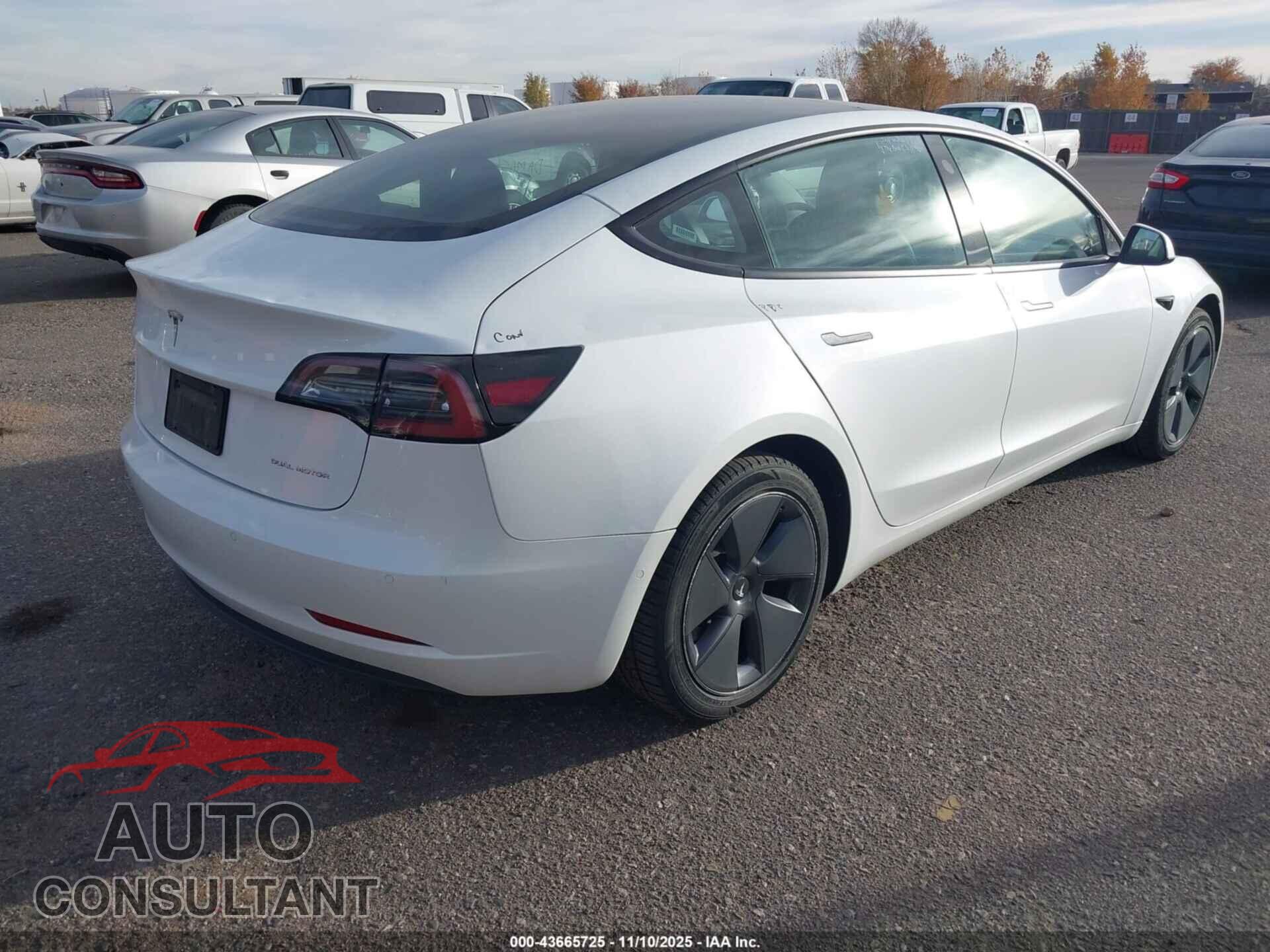 TESLA MODEL 3 2022 - 5YJ3E1EB0NF194746