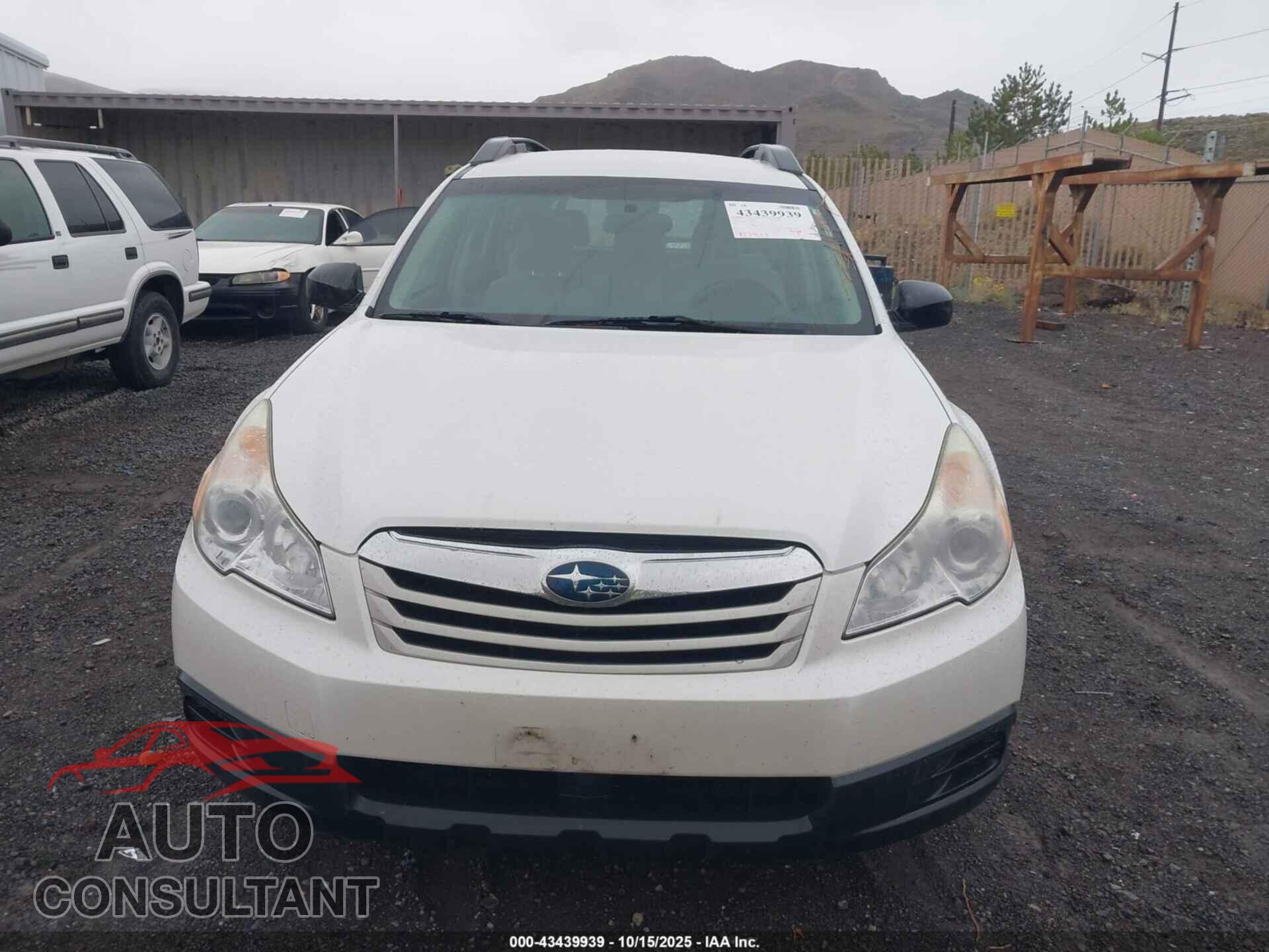 SUBARU OUTBACK 2012 - 4S4BRBAC2C3205904