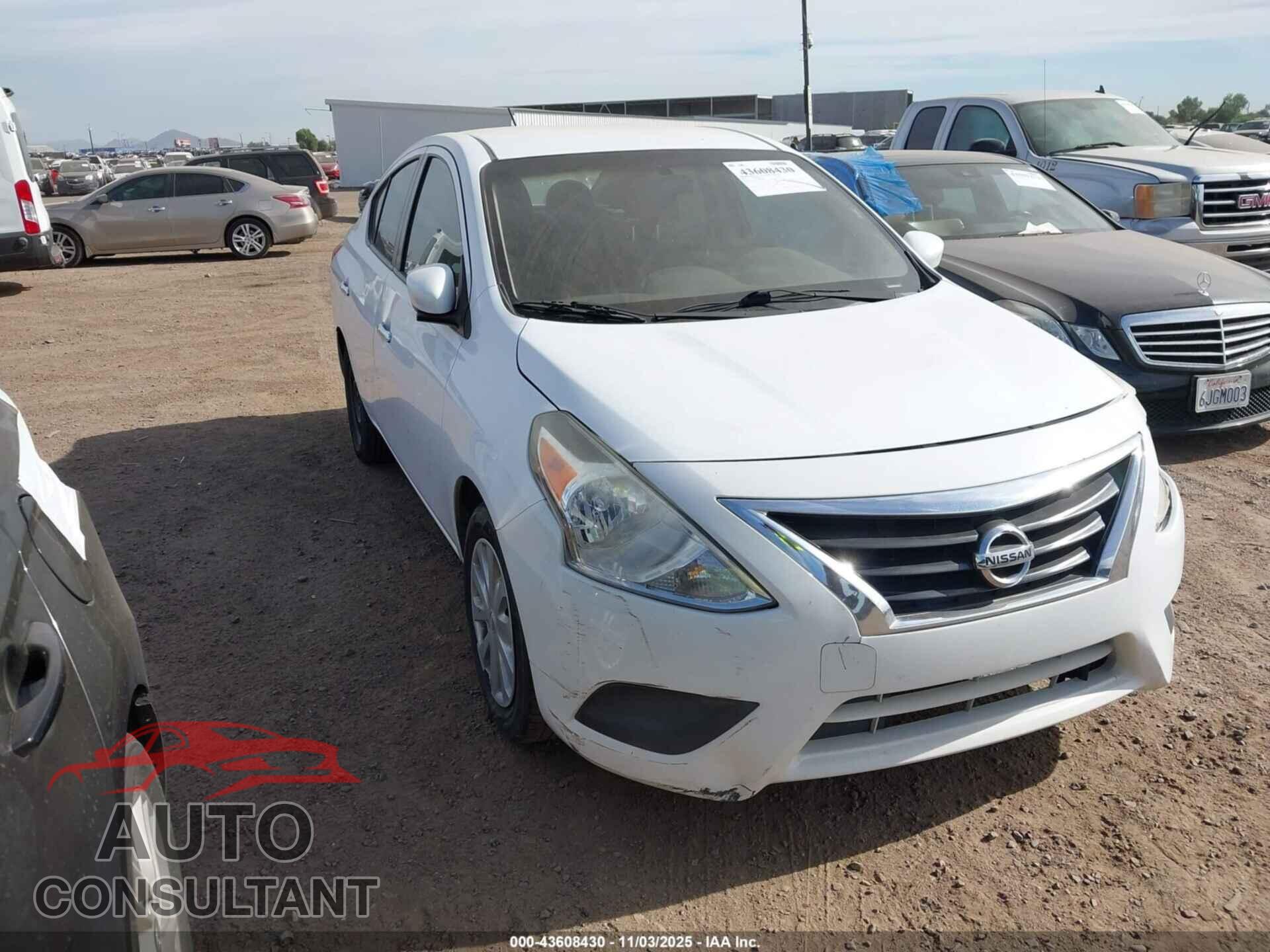 NISSAN VERSA 2016 - 3N1CN7AP1GL831719