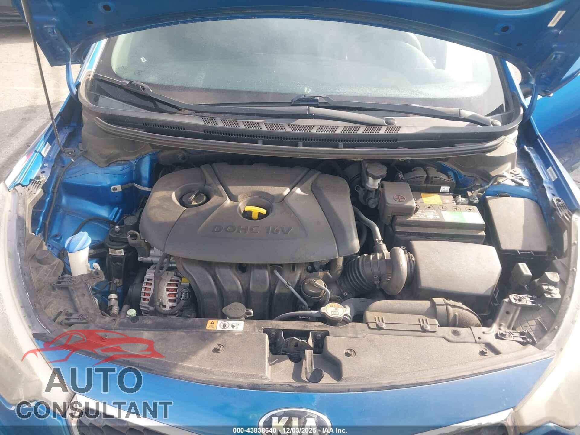 KIA FORTE 2015 - KNAFX4A67F5334549