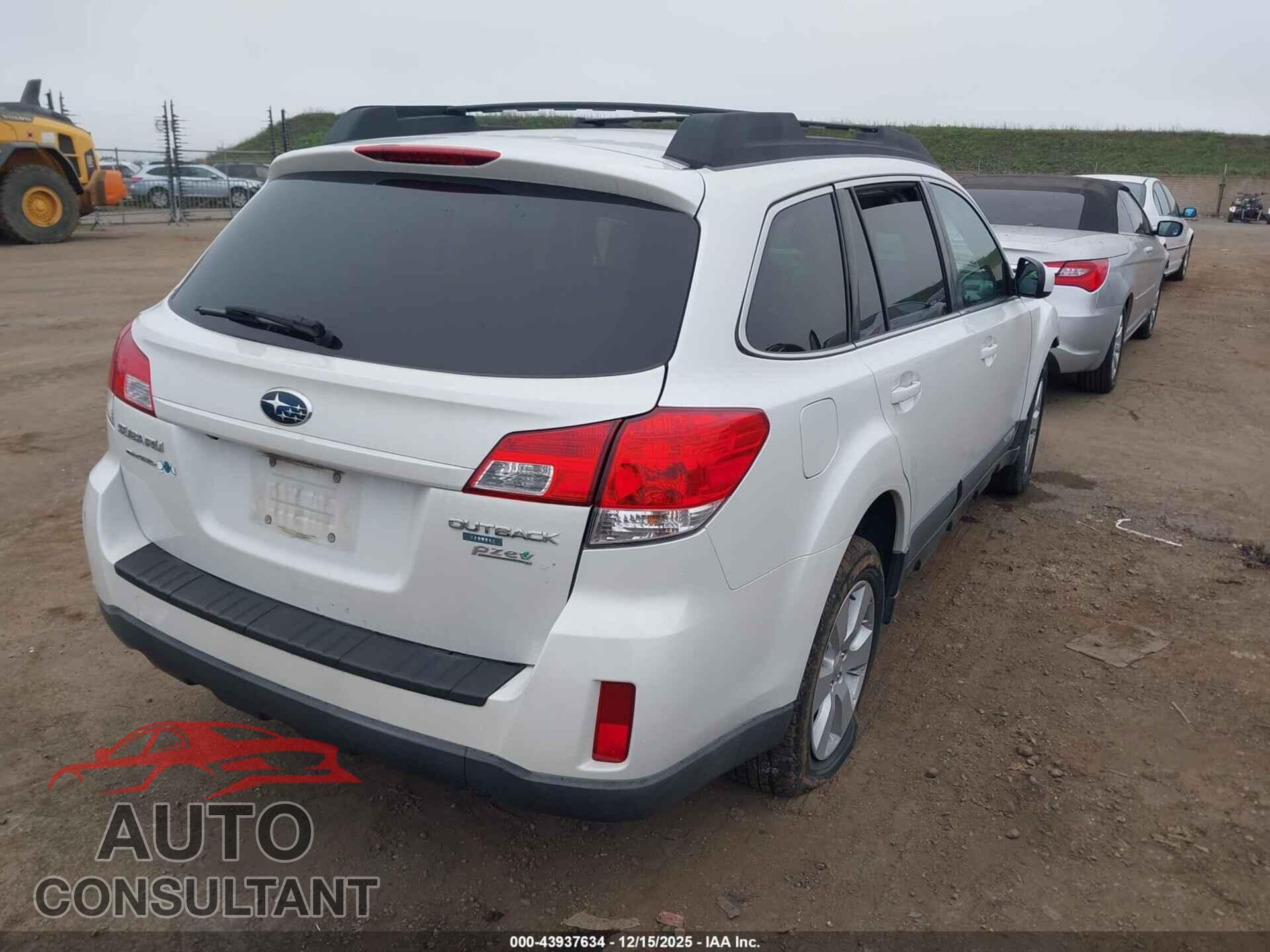 SUBARU OUTBACK 2011 - 4S4BRBGC8B3381880