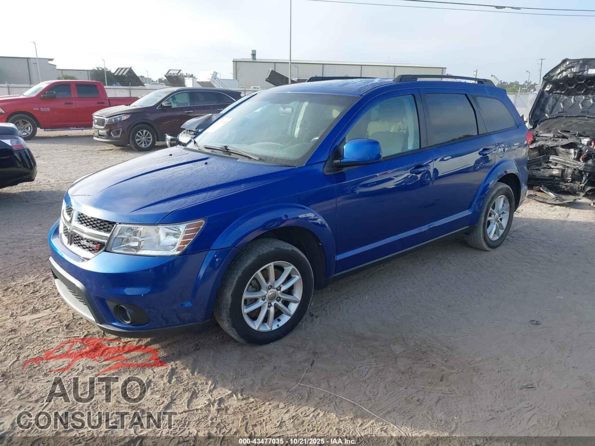 DODGE JOURNEY 2015 - 3C4PDCBG8FT743225