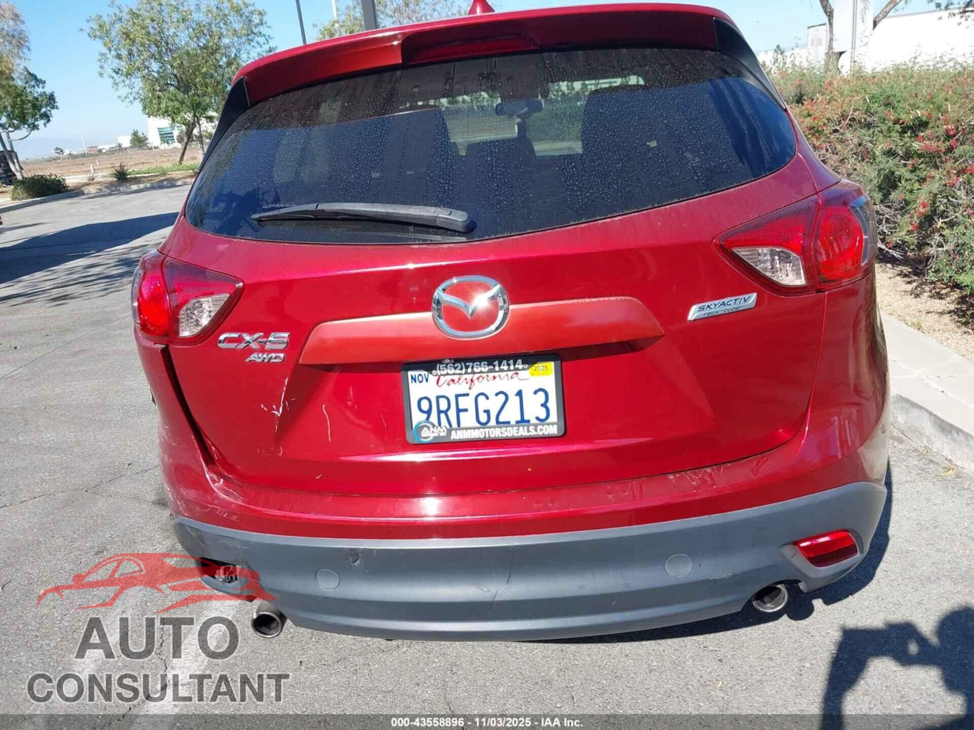 MAZDA CX-5 2013 - JM3KE4DE0D0137489
