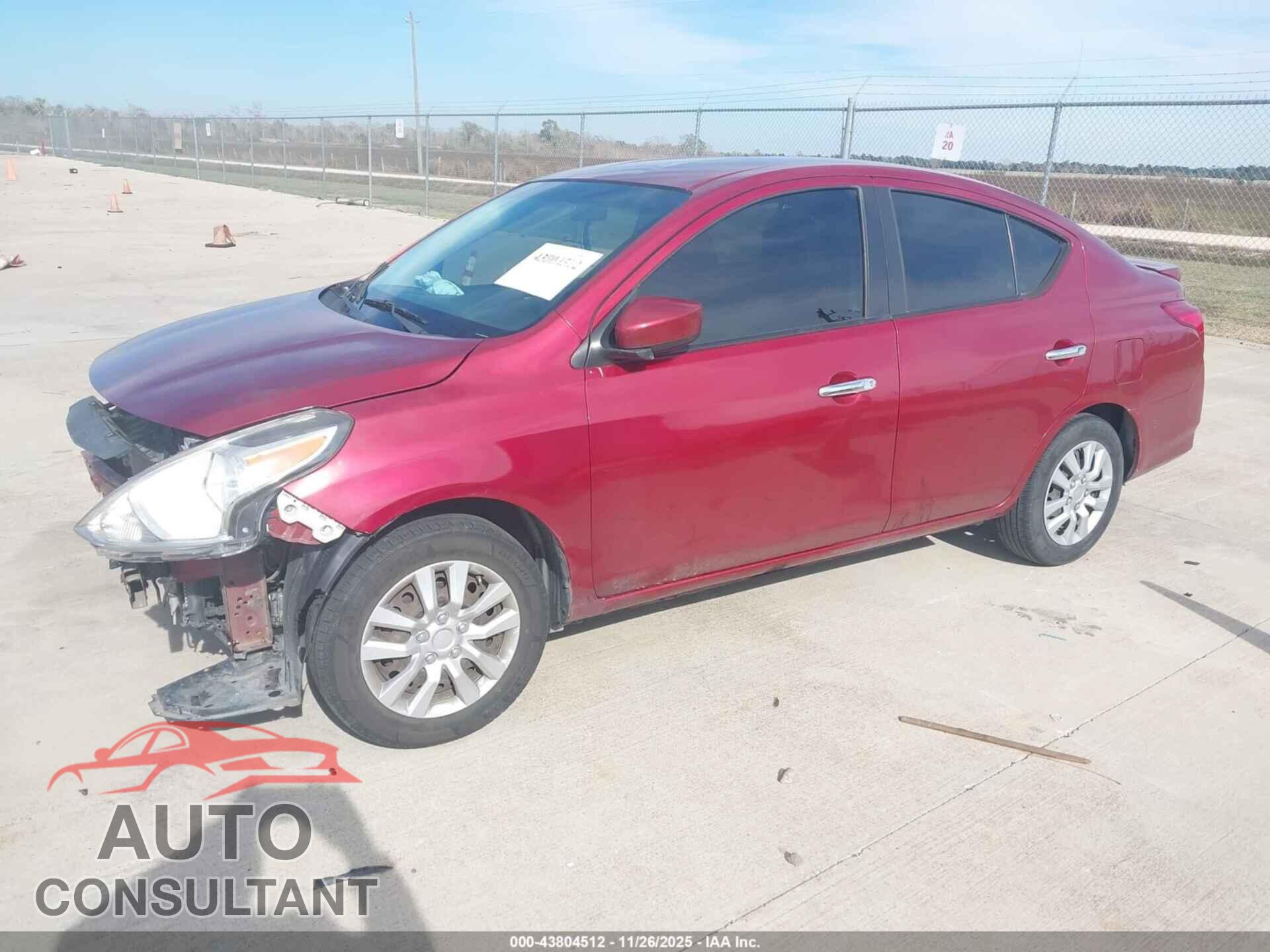 NISSAN VERSA 2019 - 3N1CN7AP3KL818009