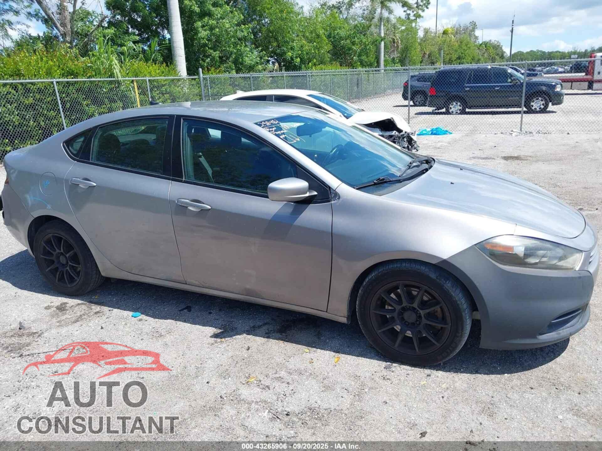DODGE DART 2015 - 1C3CDFAA6FD120550