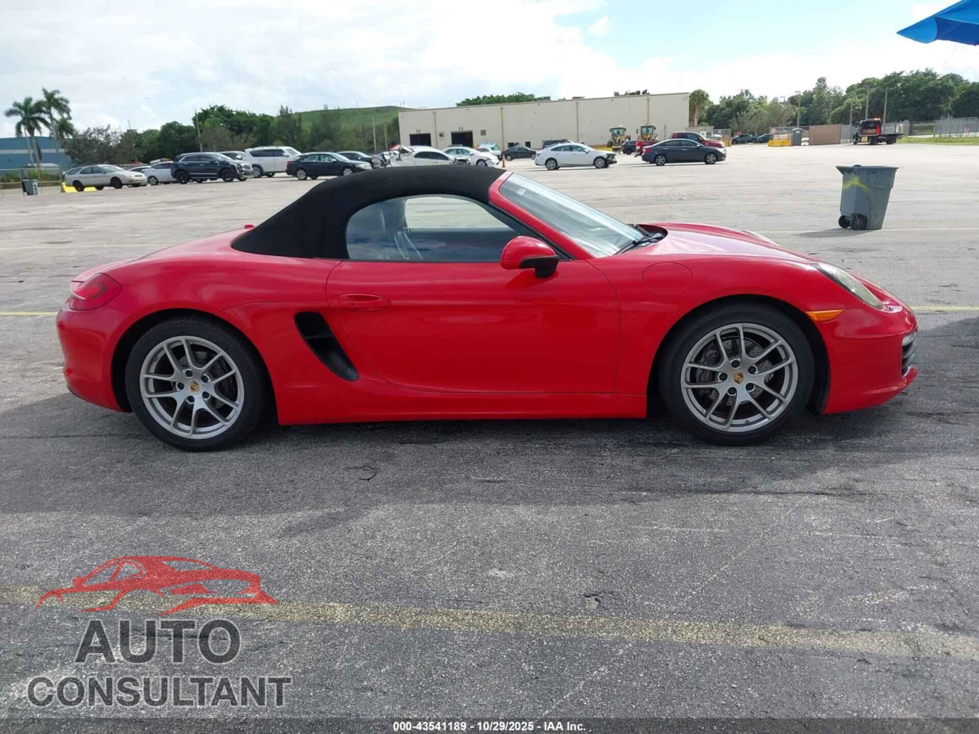 PORSCHE BOXSTER 2015 - WP0CA2A84FS120410
