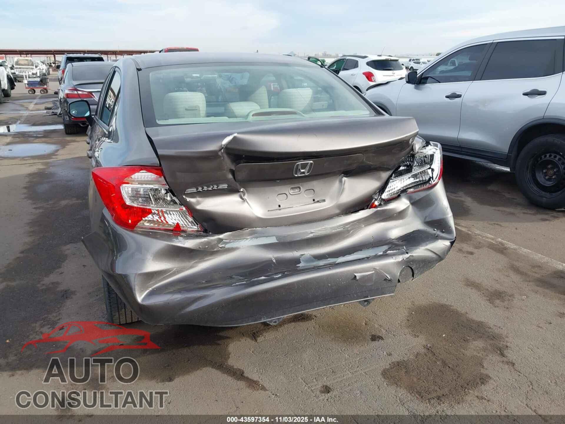 HONDA CIVIC 2012 - 19XFB2F52CE349871