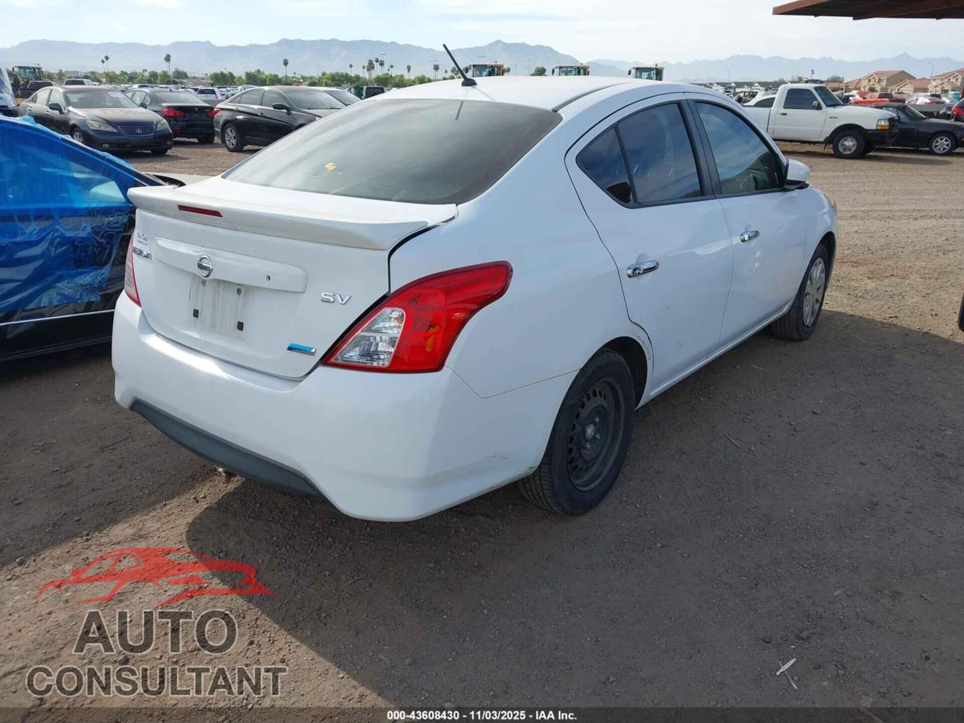 NISSAN VERSA 2016 - 3N1CN7AP1GL831719